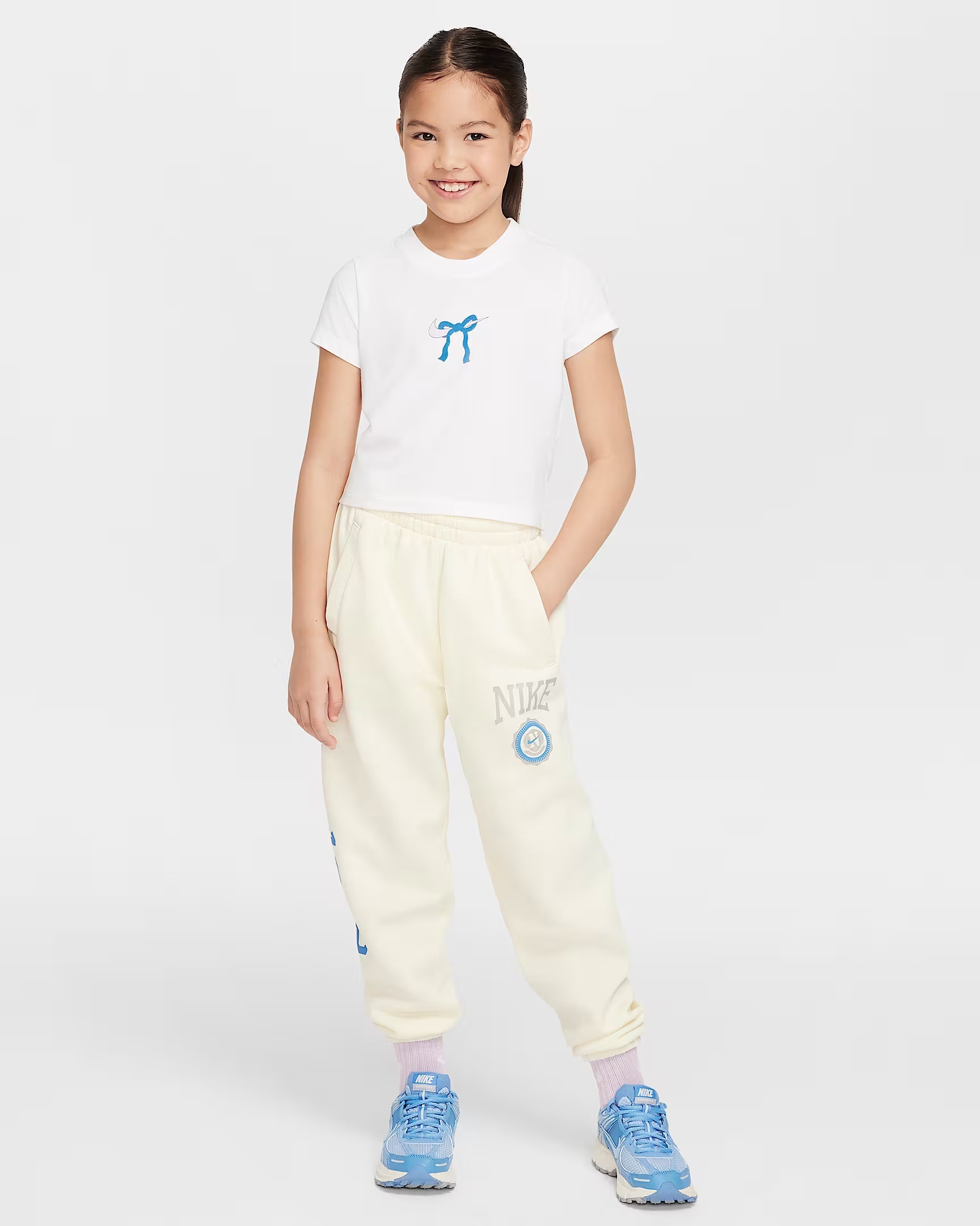 Дитяча футболка NIKE G NSW TEE BOW HQ2344-100, L — фото 7