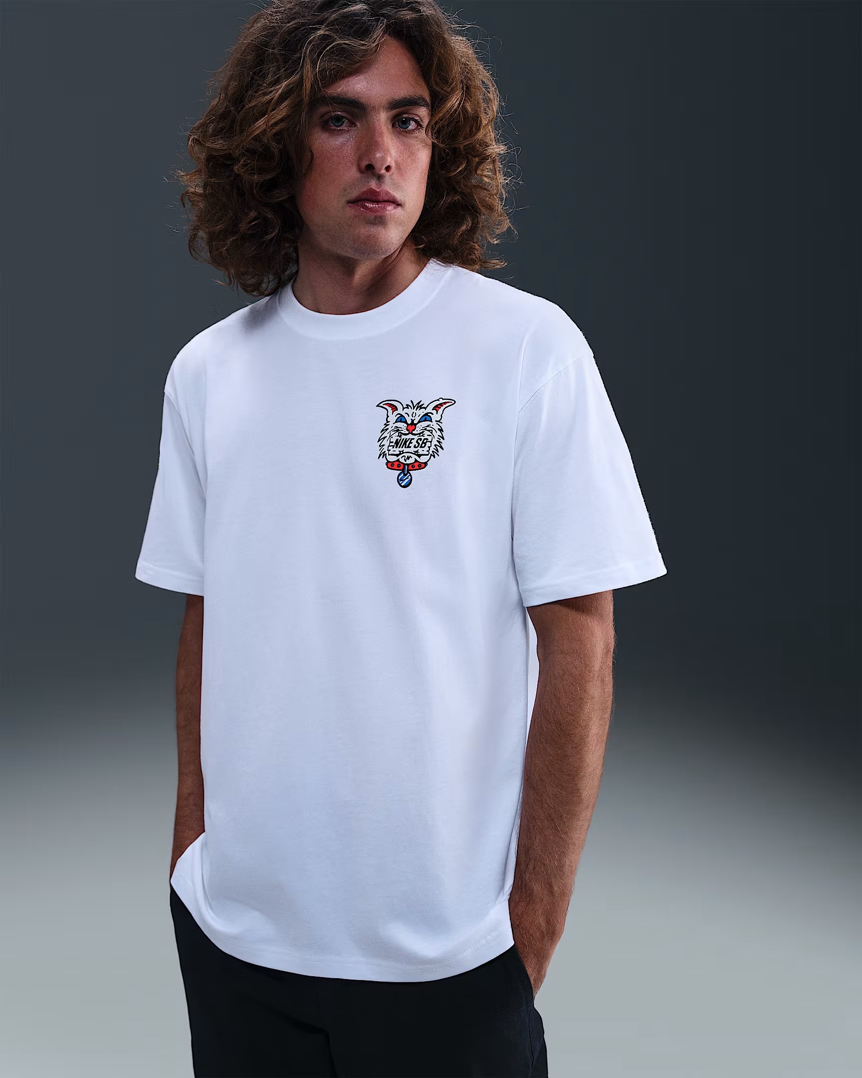 Чоловіча футболка Nike SB Max90 Skate HV2188-100, M — фото 2