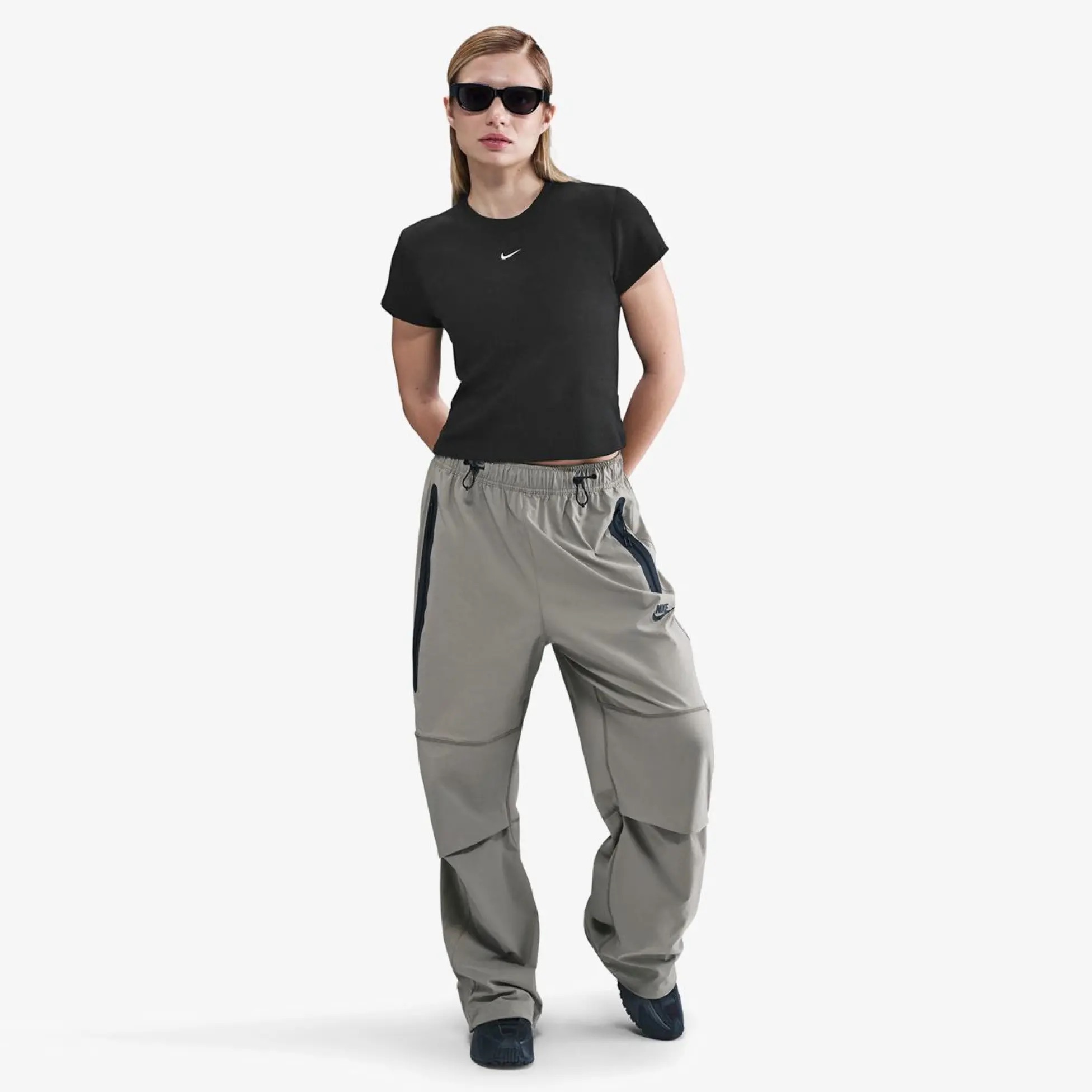 Жіноча футболка NIKE W NSW RIB TGHT SS TEE HV4994-010 — фото 5