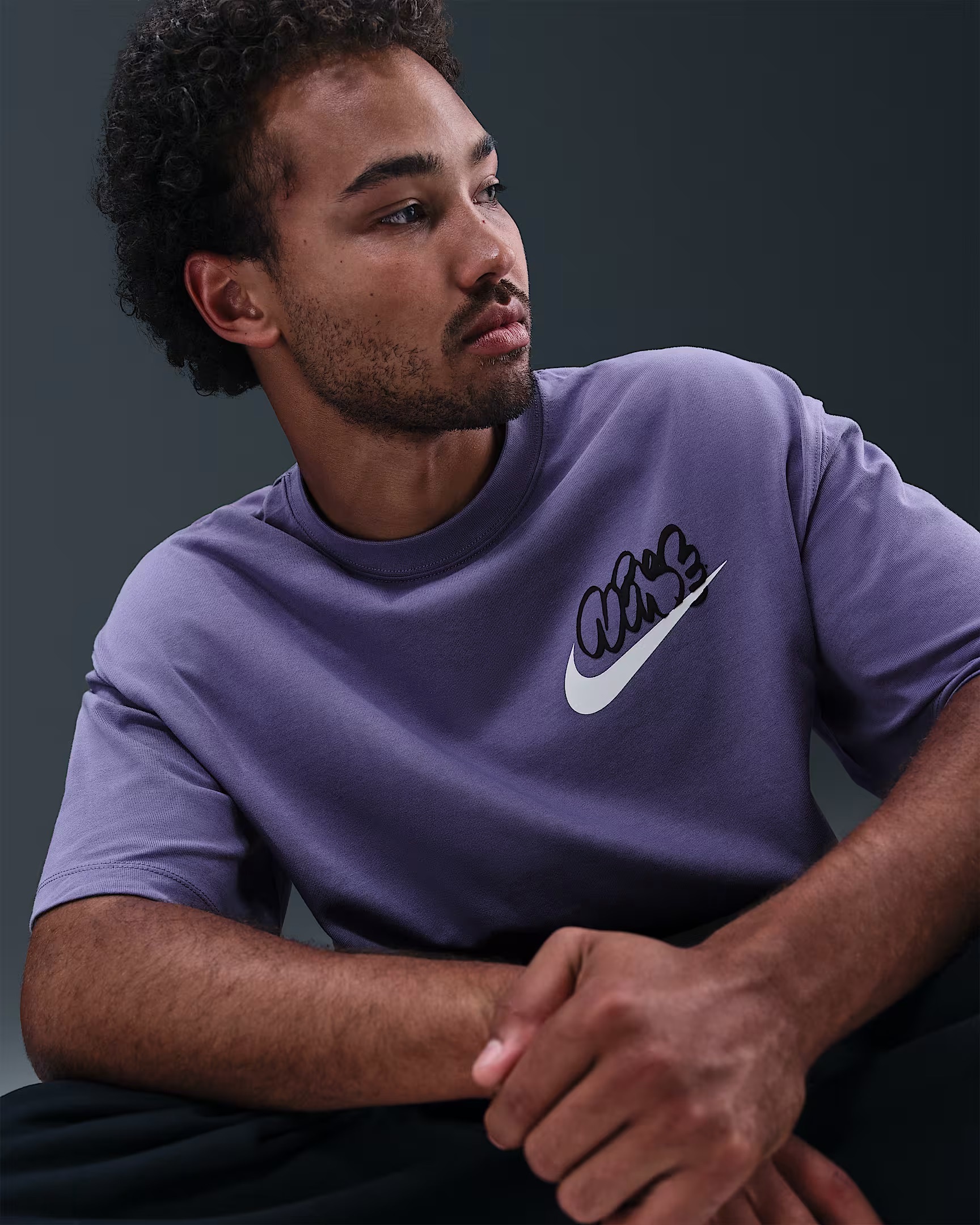 Футболка чоловіча Nike Solo Violet — фото 4