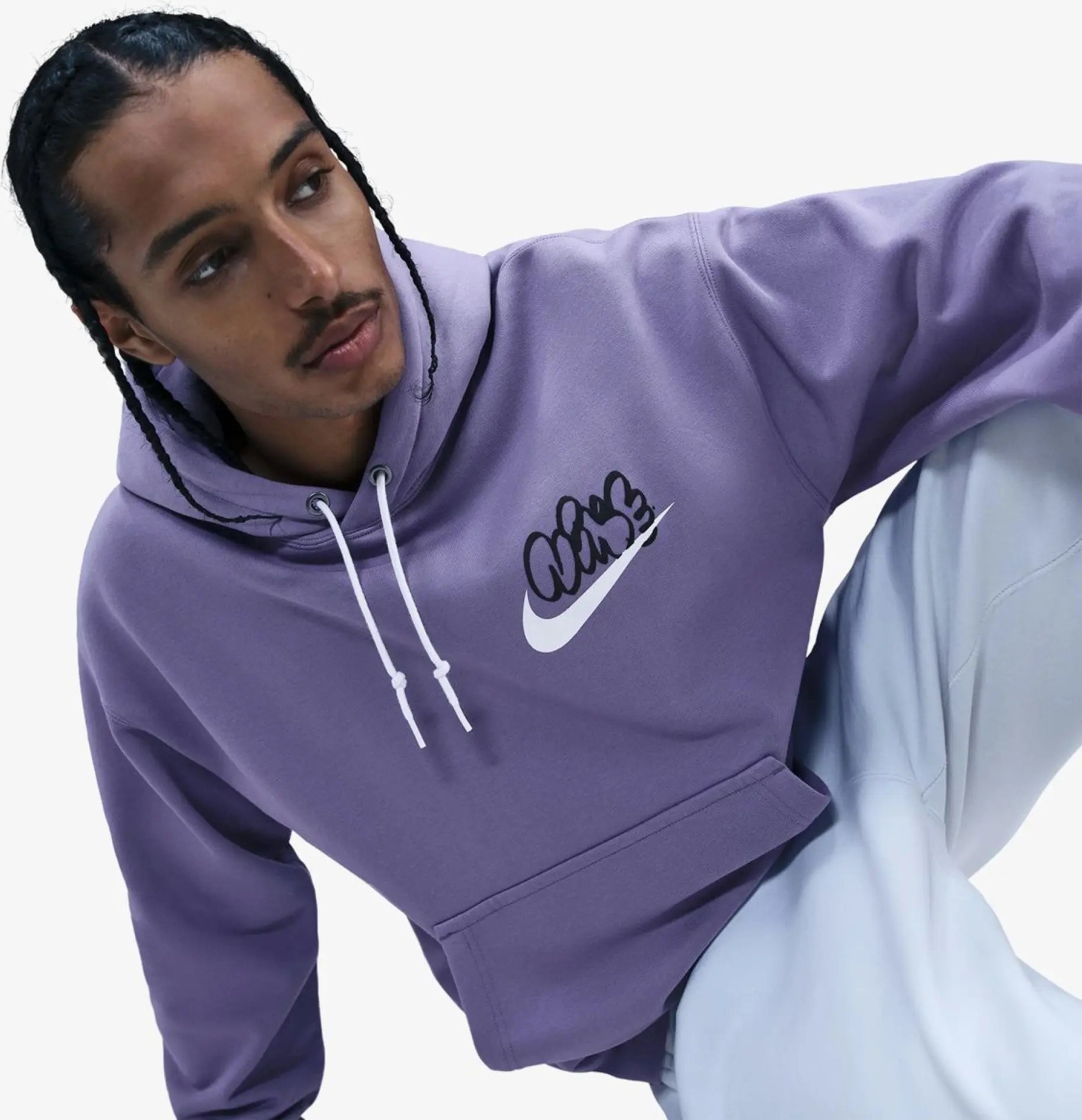 Худі чоловіче Nike Solo Violet — фото 4