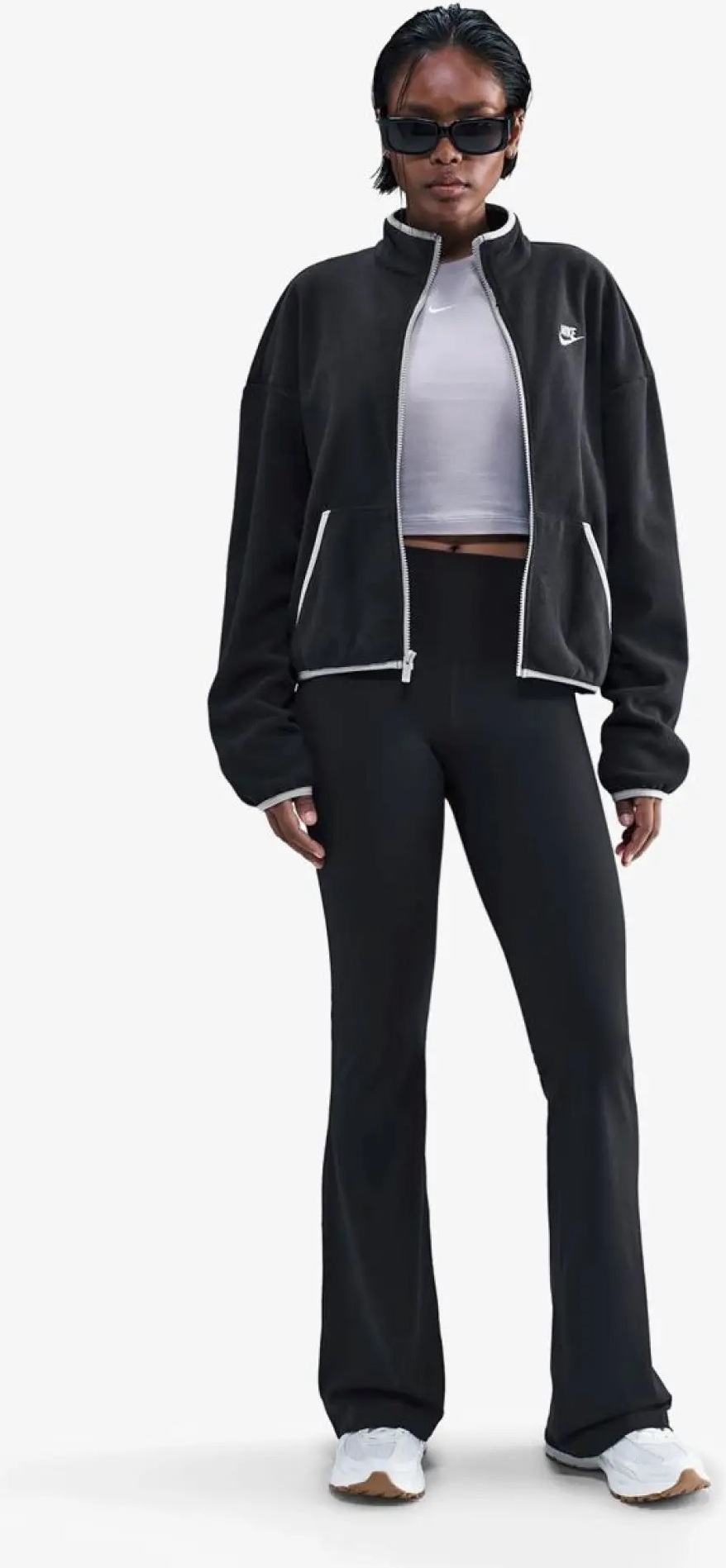 Жіноча толстовка NIKE W NSW CLUB FLC LSE CZY TRK JKT HV2730-010, L — фото 5
