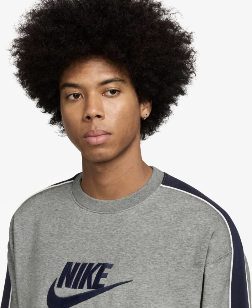 Чоловіча толстовка NIKE M NK CLUB FLEECE TOP CLCTN HV1471-063, L — фото 4