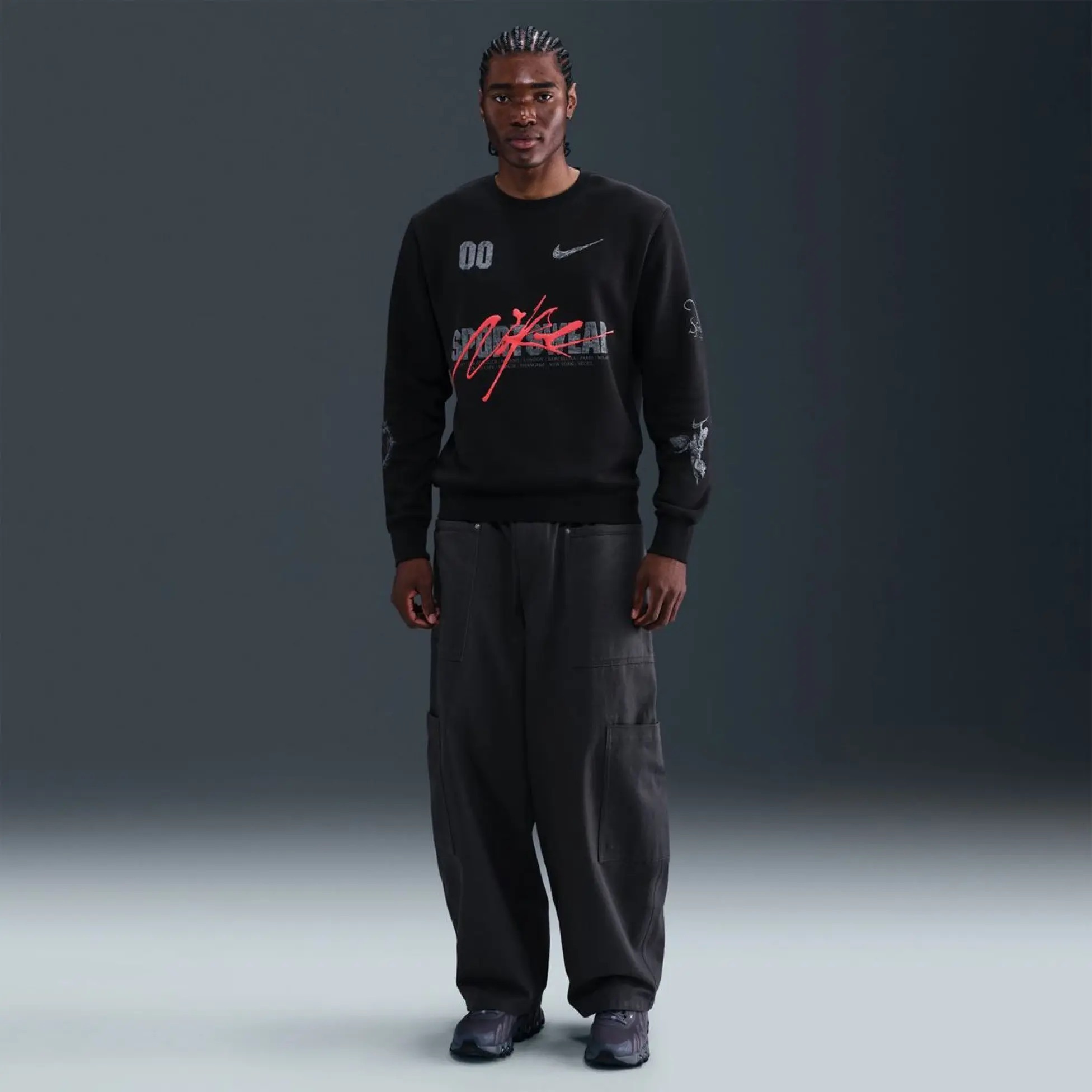 Чоловіча толстовка NIKE M NK CLUB CARGO IF1765-010, S — фото 8