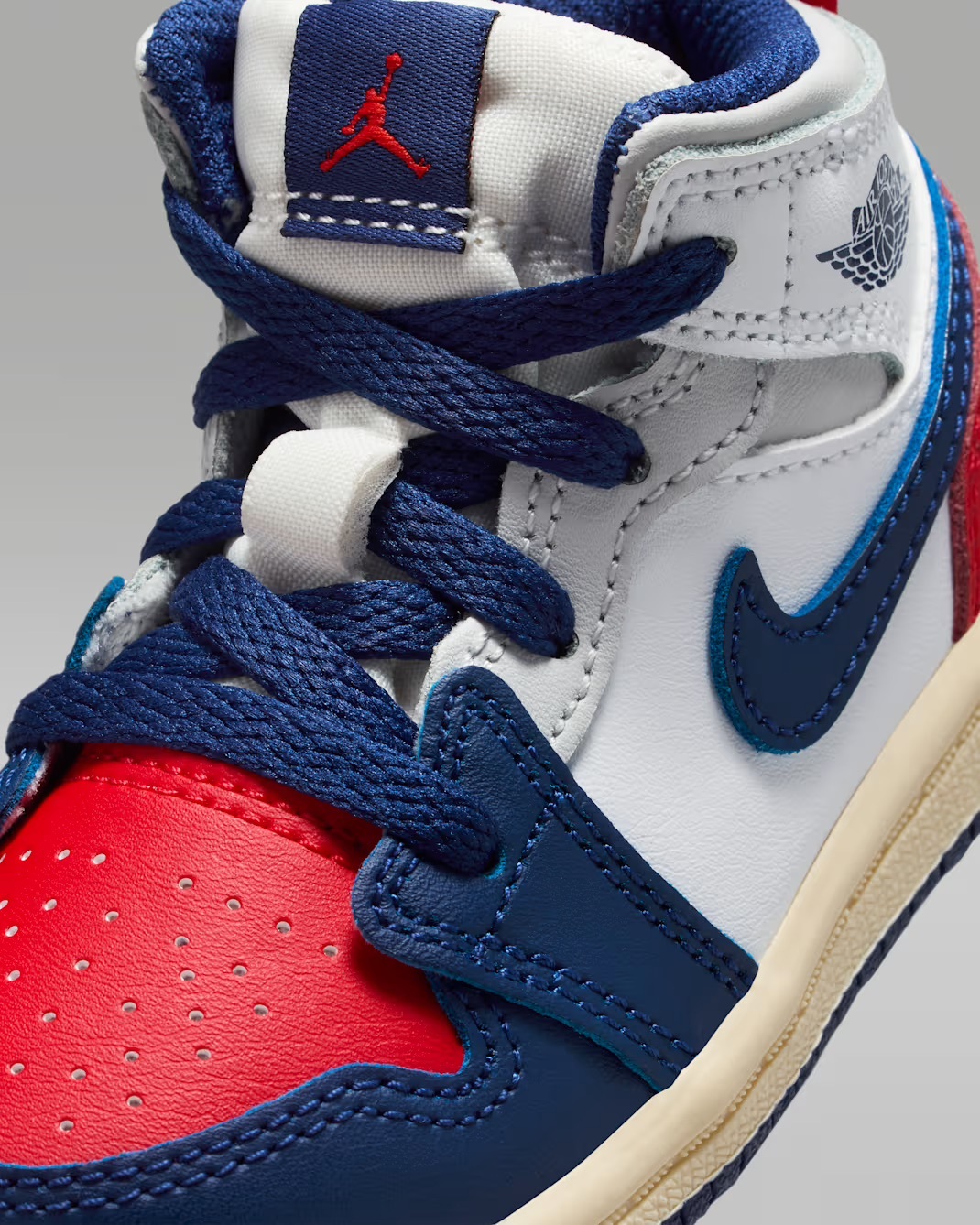 Дитячі кросівки JORDAN 1 MID (TD) DQ8425-102, 21 — фото 8
