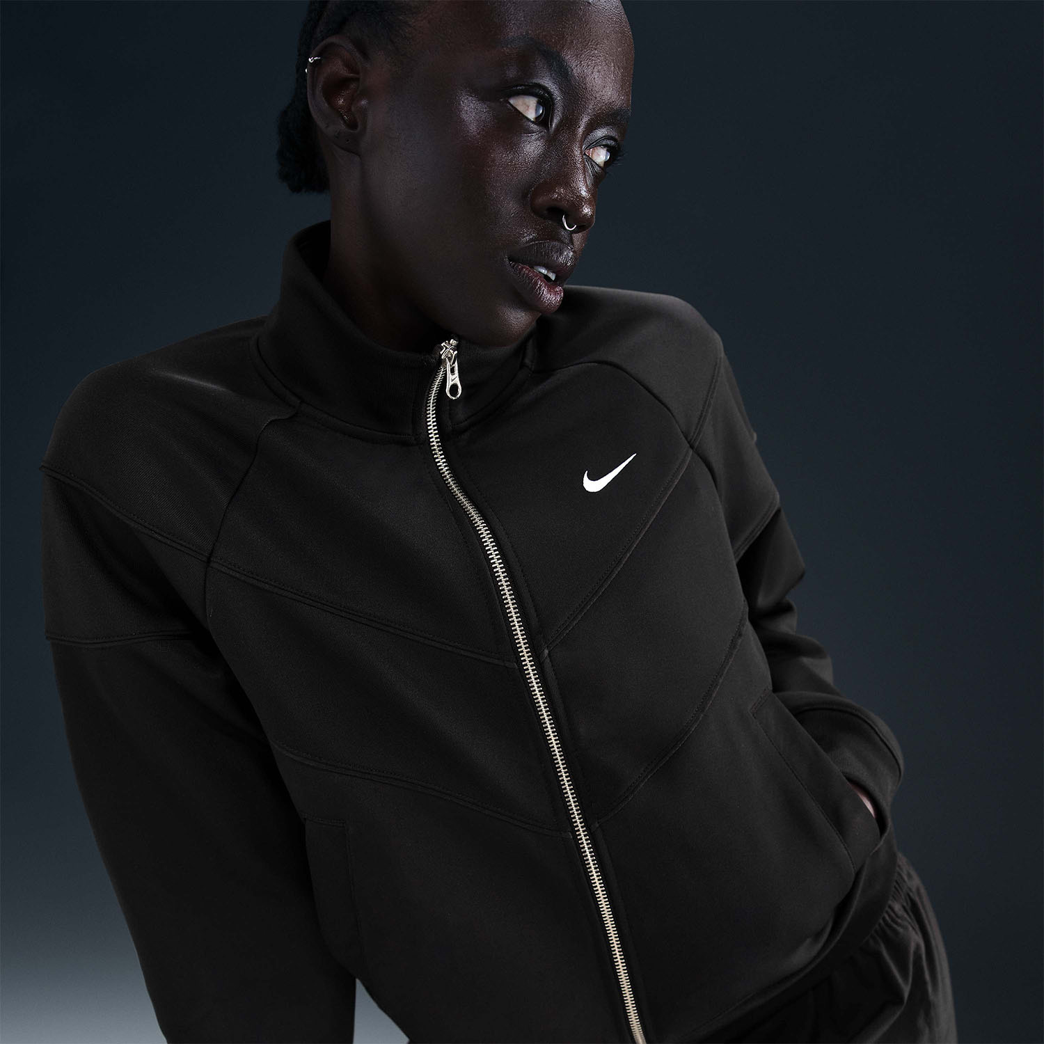 Кофта жіноча Nike W Wr Poly HJ0975-010, L — фото 5