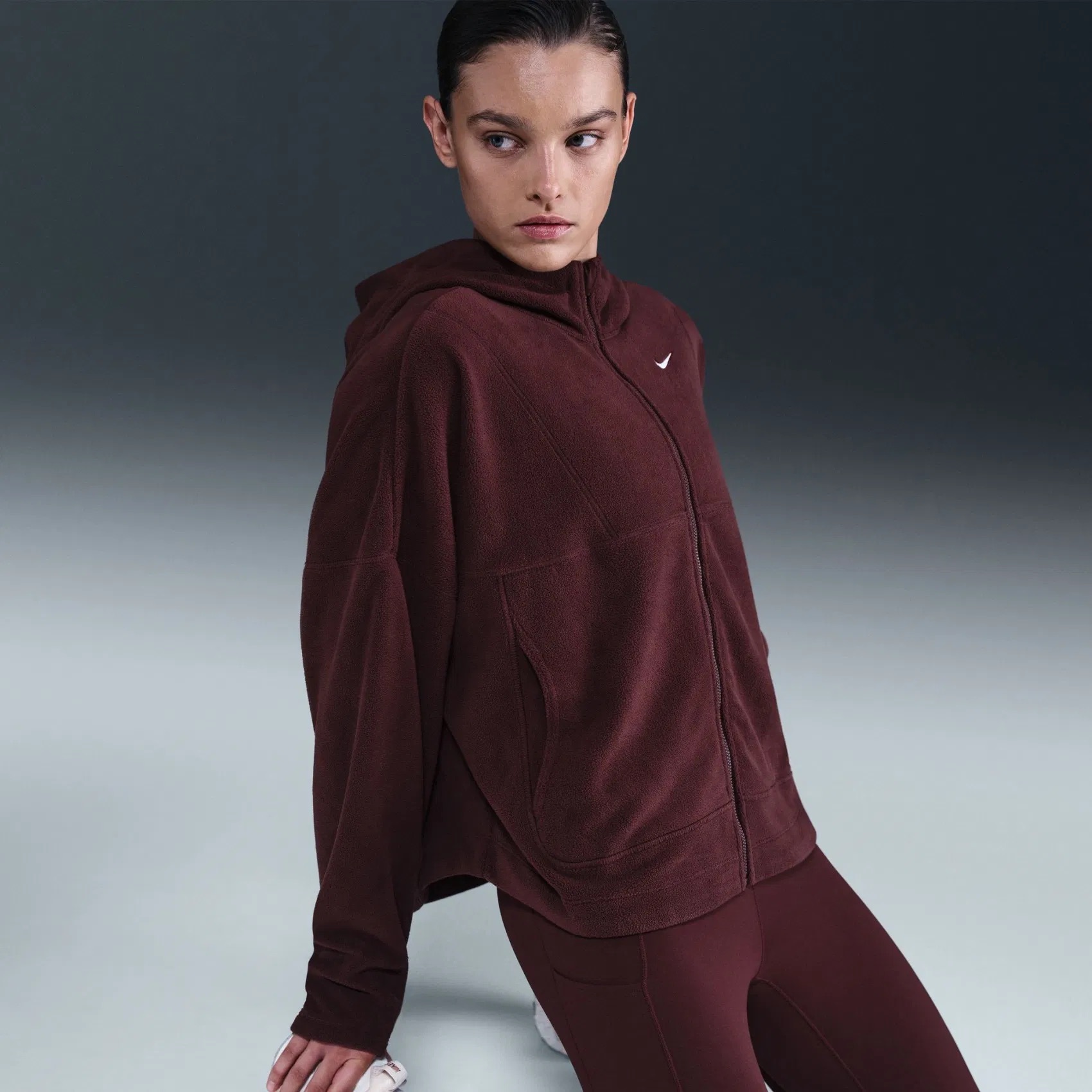 Жіноча толстовка NIKE W NK ONE TF FZ TOP POLAR HV3698-652, M — фото 5