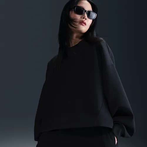 Толстовка жіноча NIKE W NK 24.7 Dri-FIT CREW SOFT KNIT HQ8193-010 — фото 1