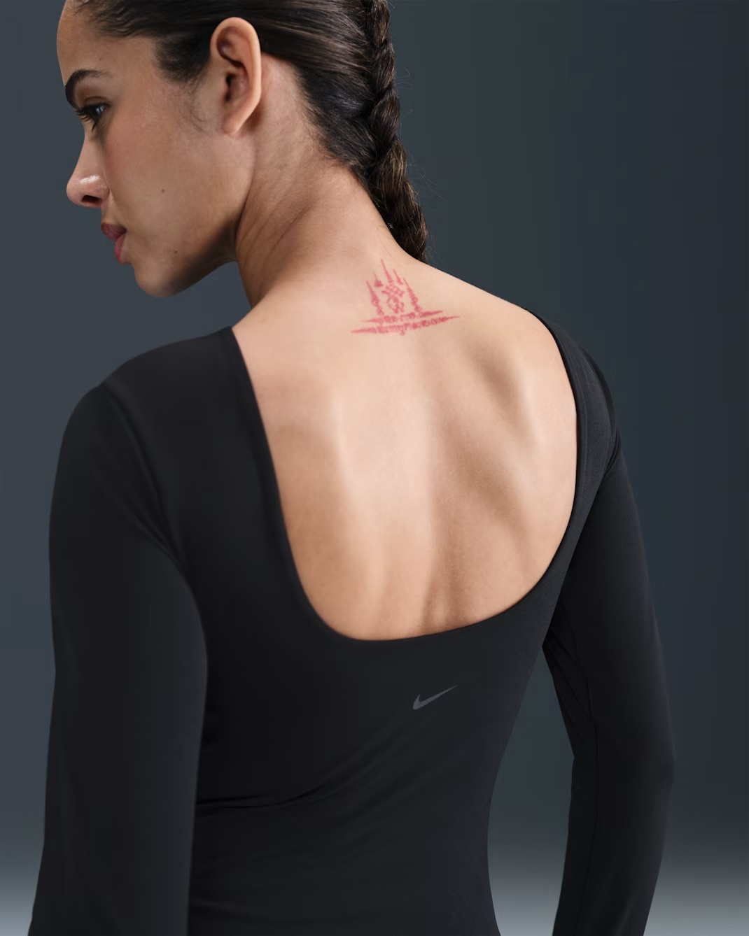Лонгслів жіночий NIKE W NK ZENVY DF LS TOP NV HV3539-010, S — фото 3