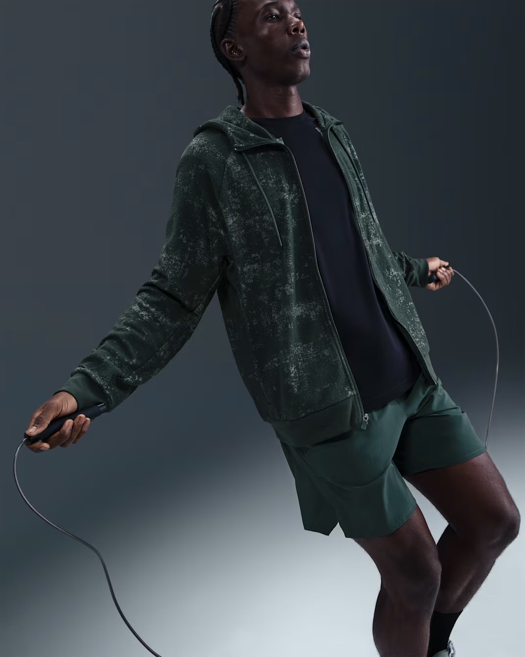 Толстовка чоловіча Nike Primary Jcqrd Green — фото 4