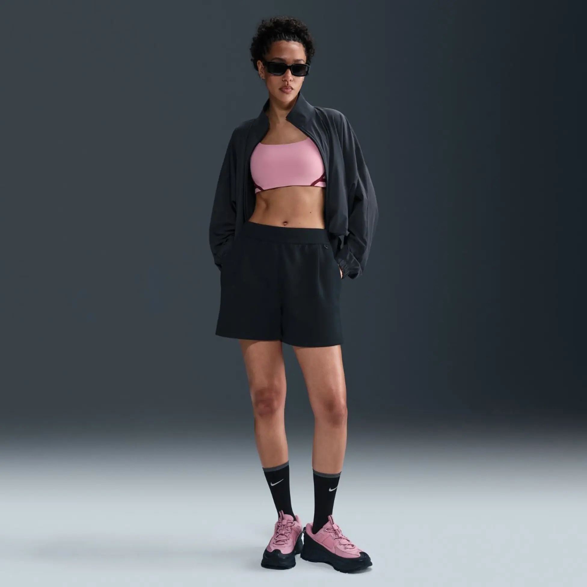 Жіночі шорти NIKE W NK 24.7 Dri-FIT SHORT SOFT KNIT HQ8179-010, M — фото 6