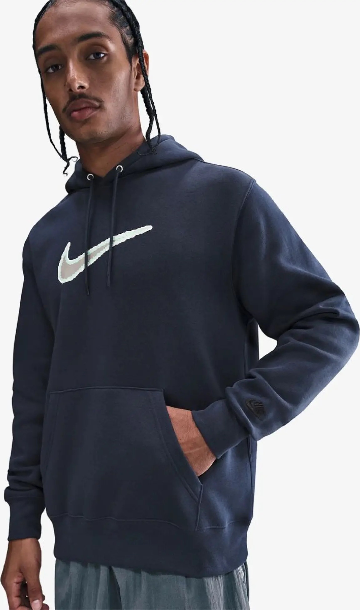 Чоловіча толстовка NIKE M NK CLUB BB HDY NEO VARSITY HV0854-451, L — фото 2