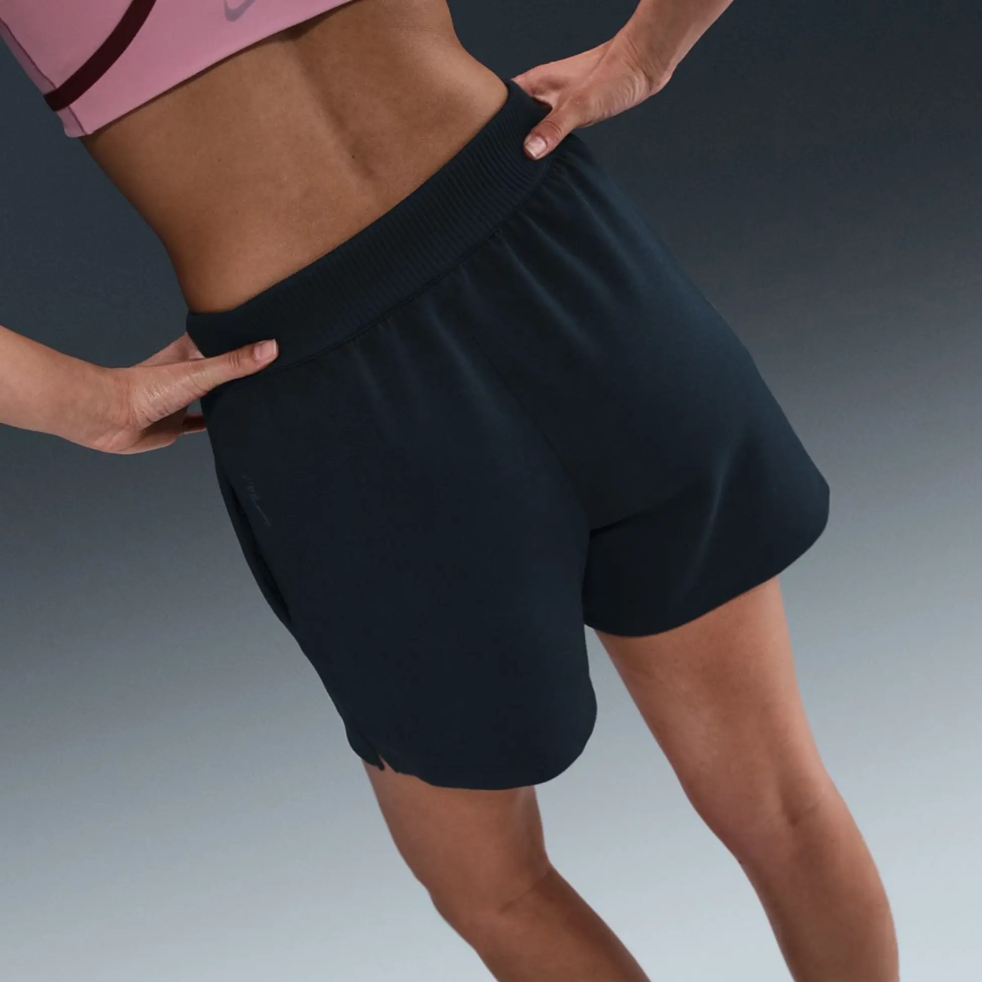 Жіночі шорти NIKE W NK 24.7 Dri-FIT SHORT SOFT KNIT HQ8179-010, M — фото 3