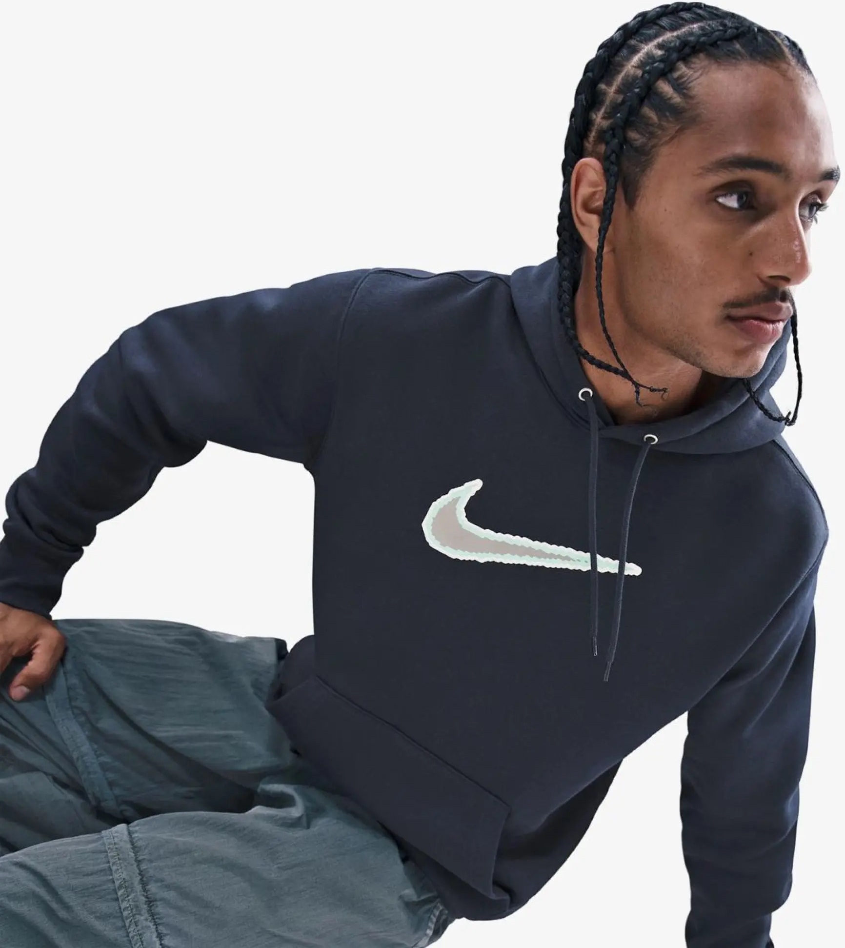 Чоловіча толстовка NIKE M NK CLUB BB HDY NEO VARSITY HV0854-451, L — фото 4