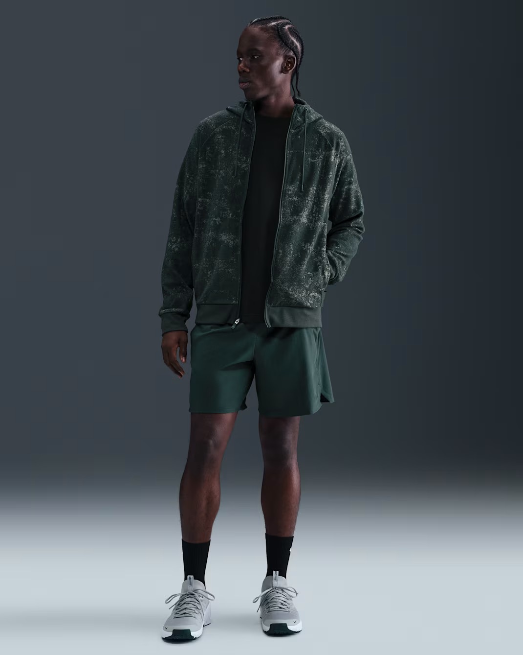 Толстовка чоловіча Nike Primary Jcqrd Green — фото 5