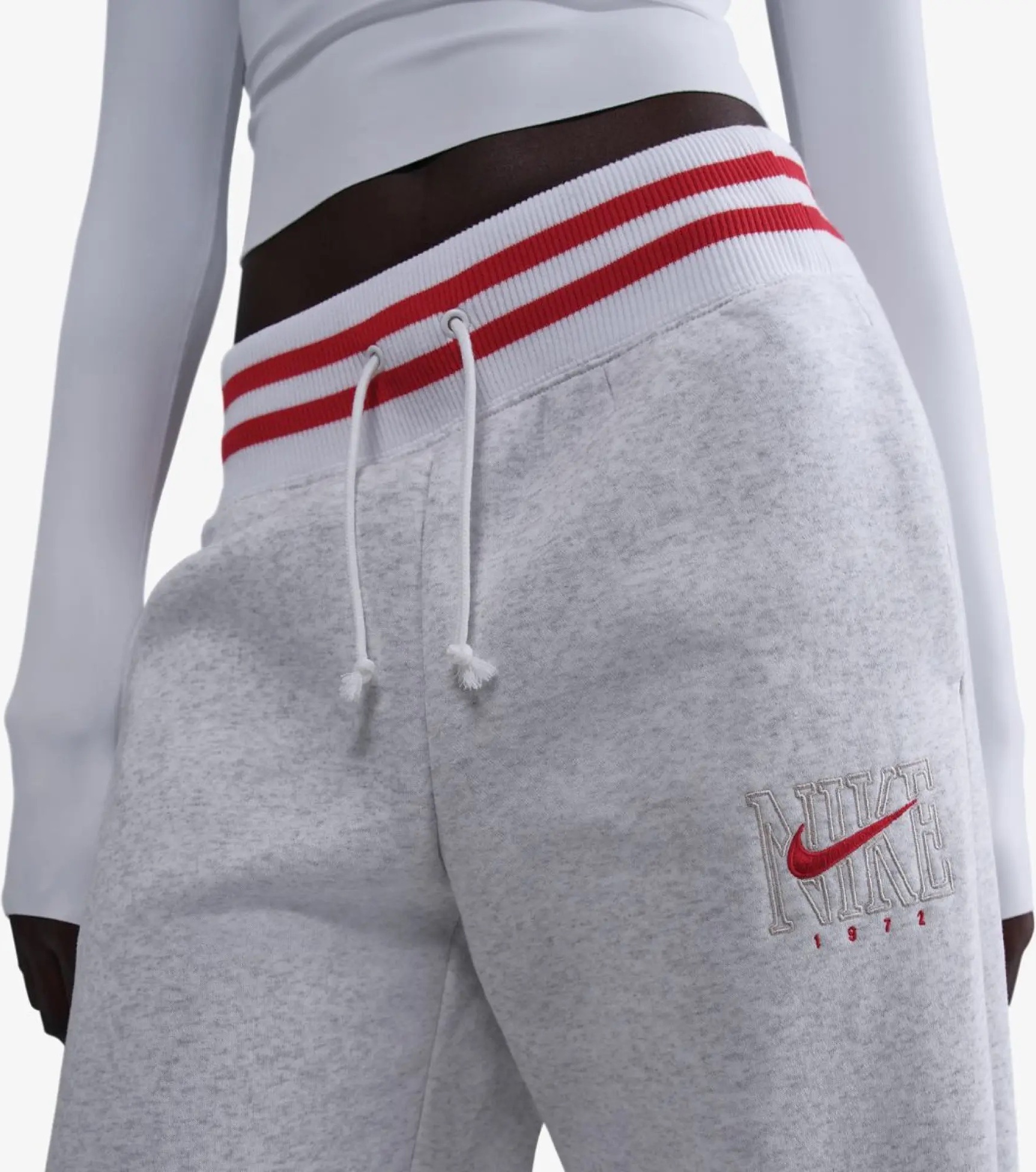 Штани жіночі NIKE W NSW PHNX FLC HR GX WIDE PNT HJ0909-051, L — фото 6