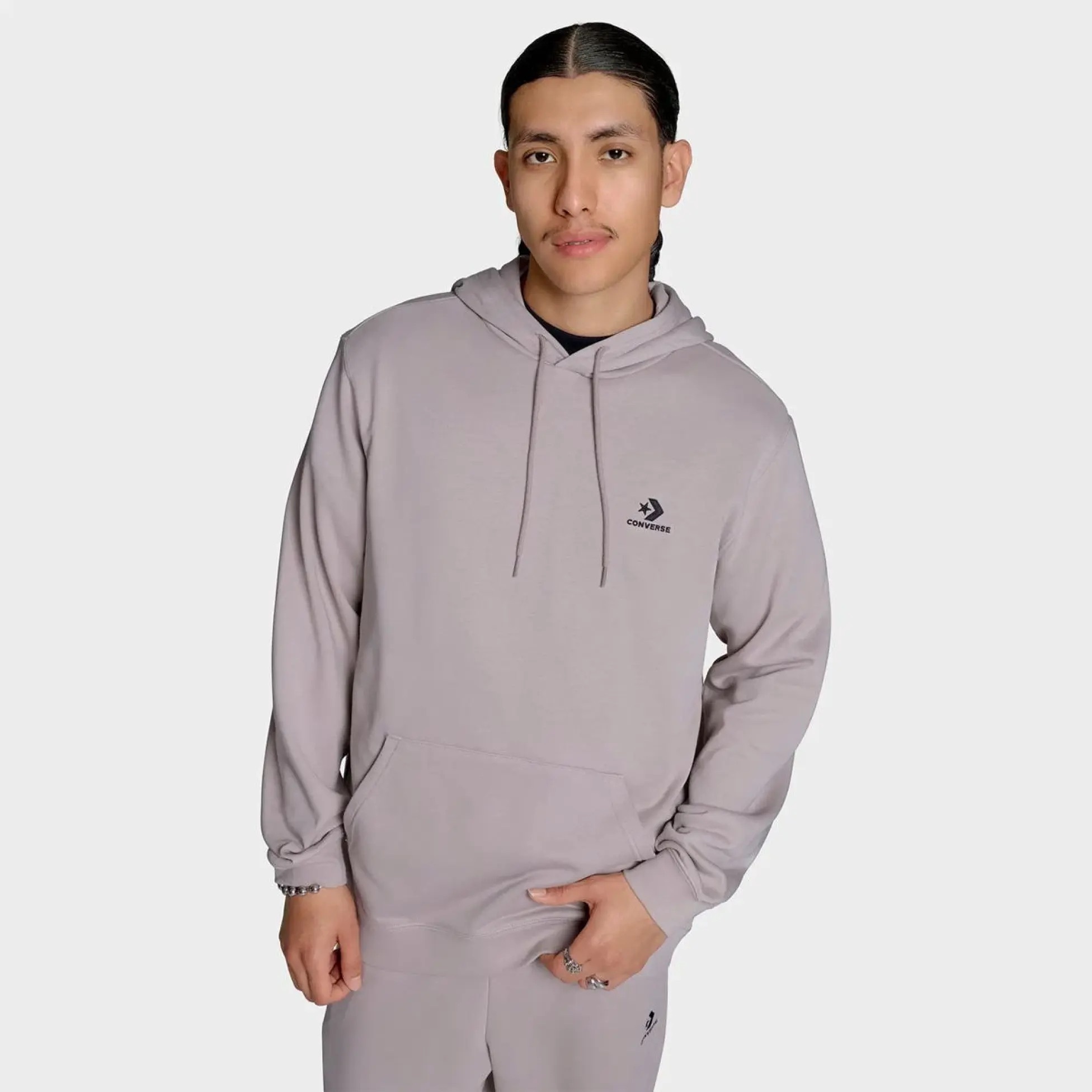 Чоловіча толстовка CONVERSE STANDARD FIT LEFT CHEST STAR CHEV EMB CVM5K874-PYR, 2XL — фото 2