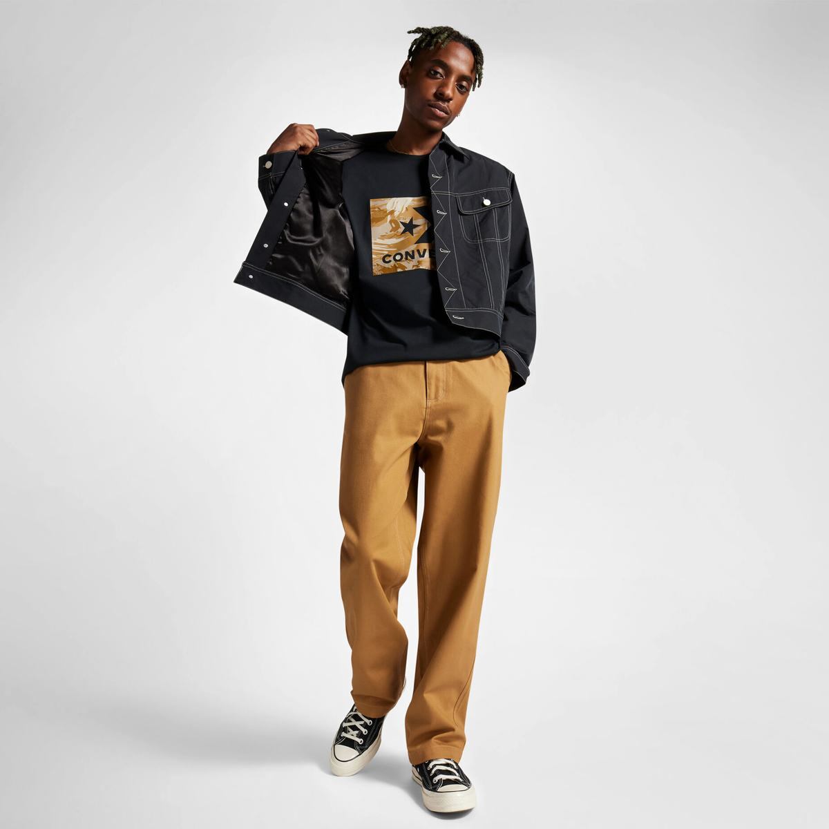Штани чоловічі Converse POCKET WOVEN PANT 10026010-211, 2XL — фото 6