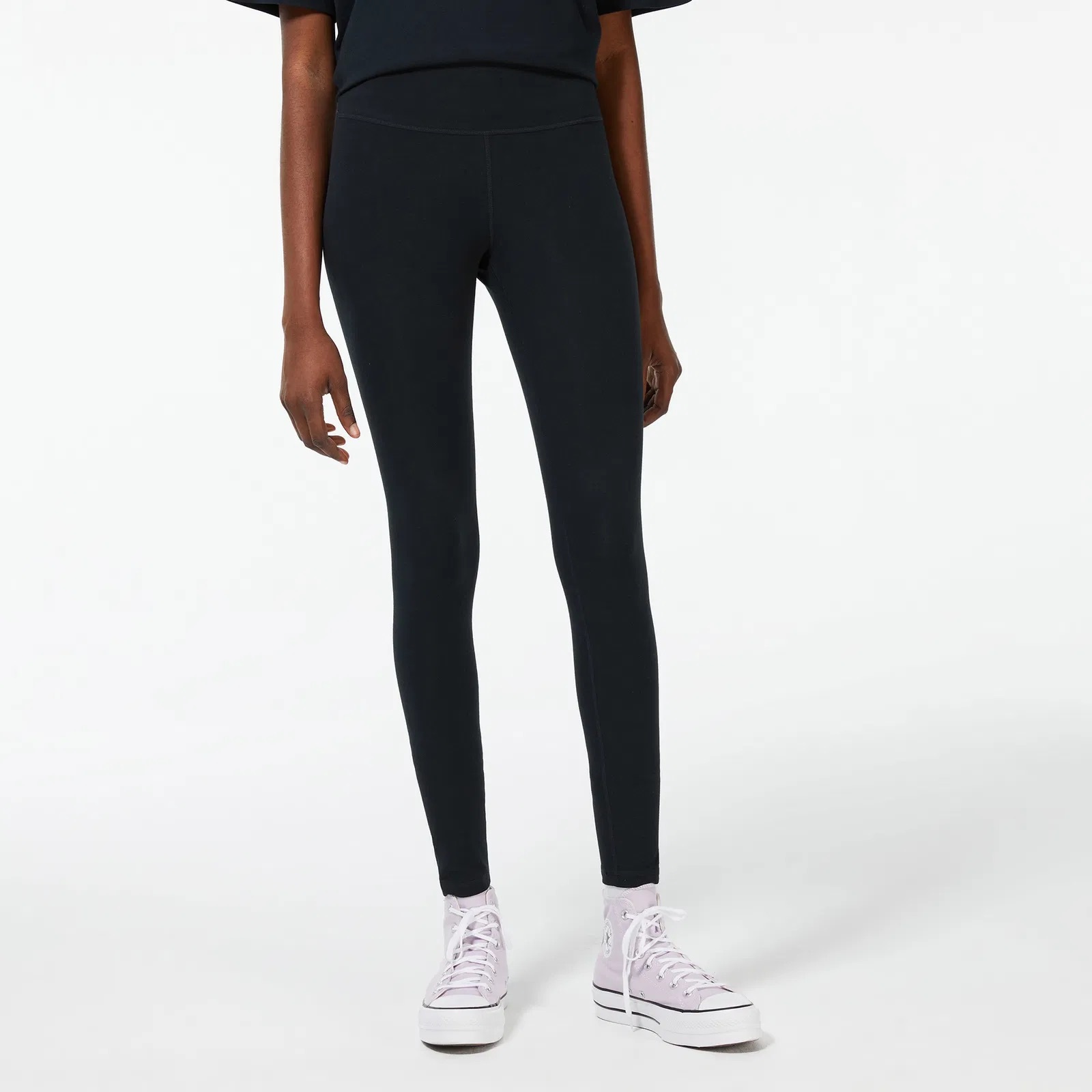 Легінси жіночі Converse Womens Everyday Logo Leggings 10020878-001, L — фото 3