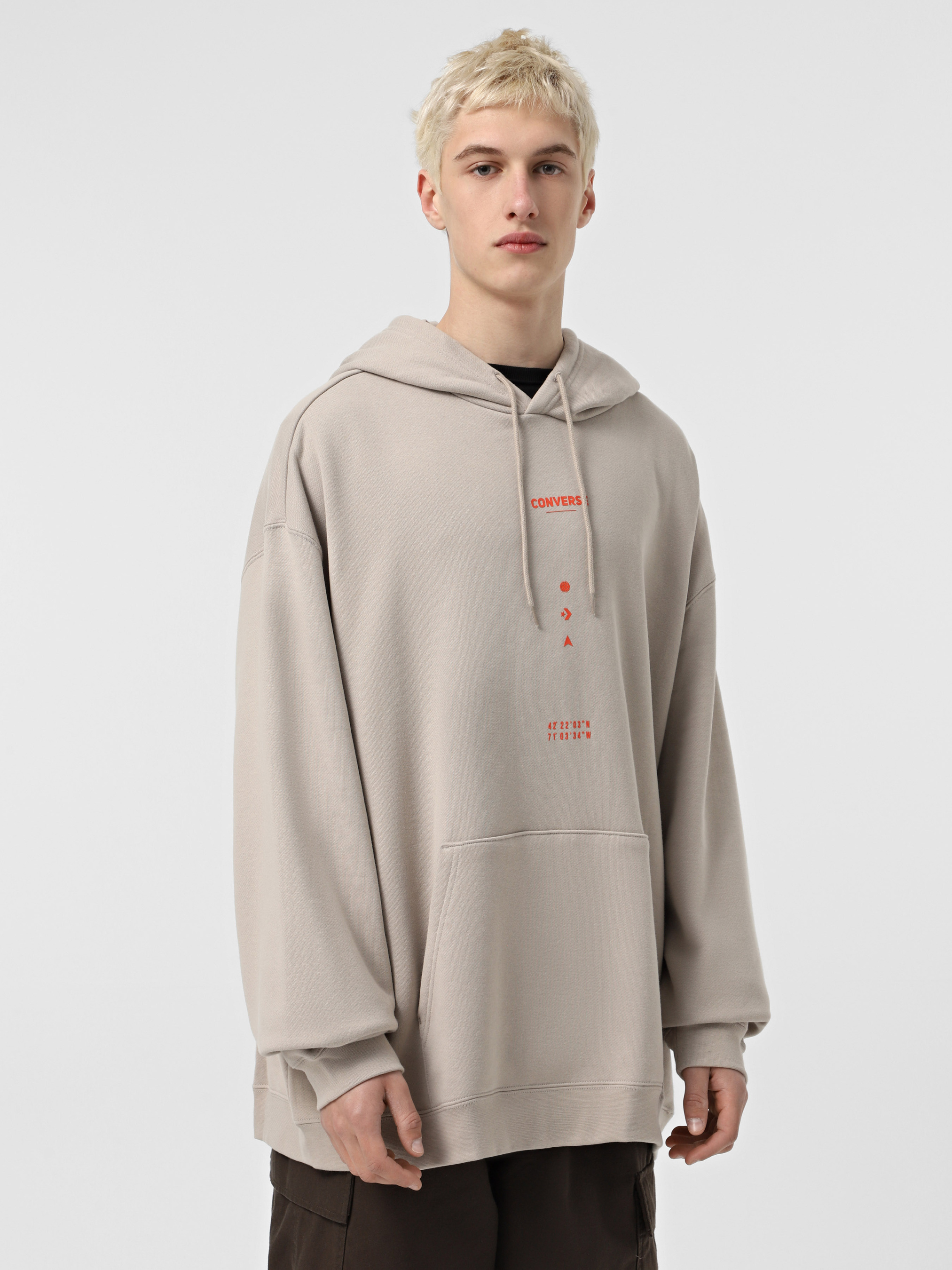 Худі чоловіче Converse Wordmark Loose Fit Graphic 10027360-251, XL — фото 2