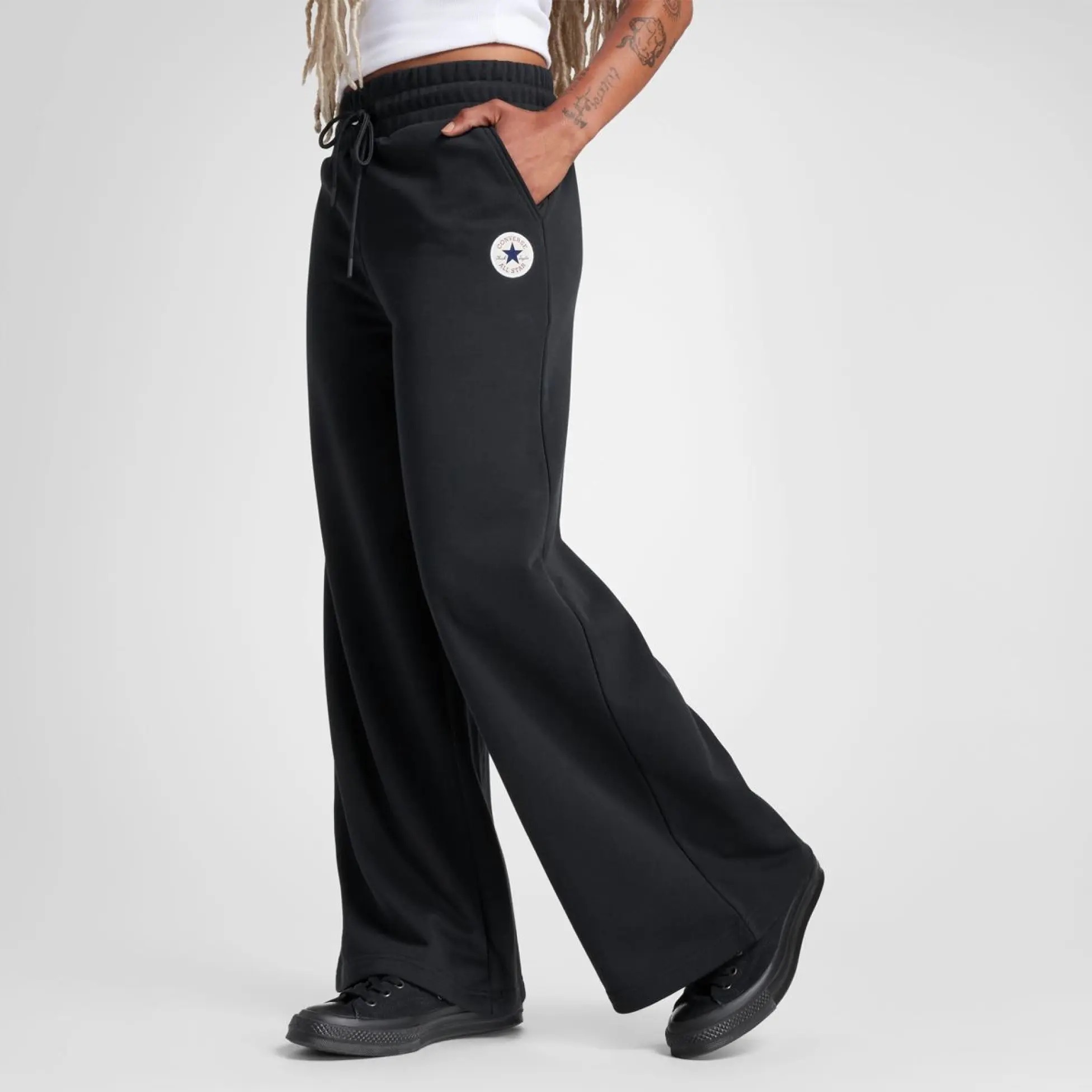 Жіночі штани Converse FASHION KNIT PANT CONVERSE 10027980-001, S — фото 2