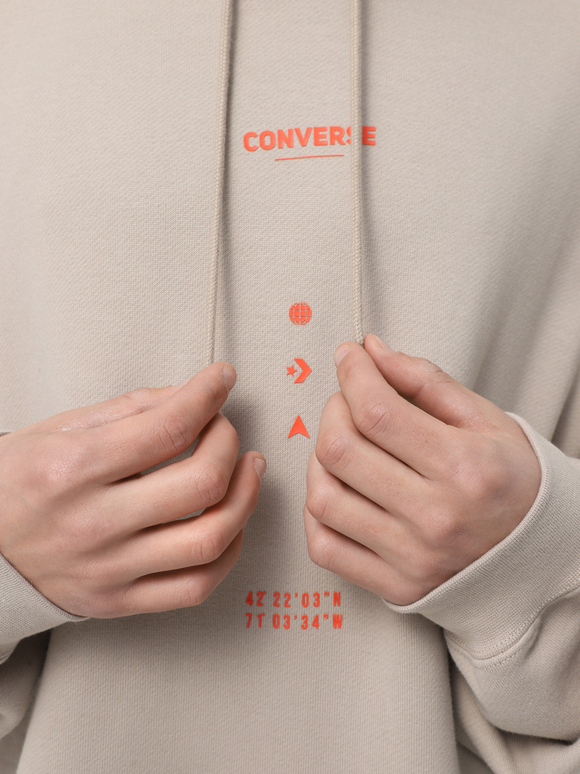 Худі чоловіче Converse Wordmark Loose Fit Graphic 10027360-251, XL — фото 5