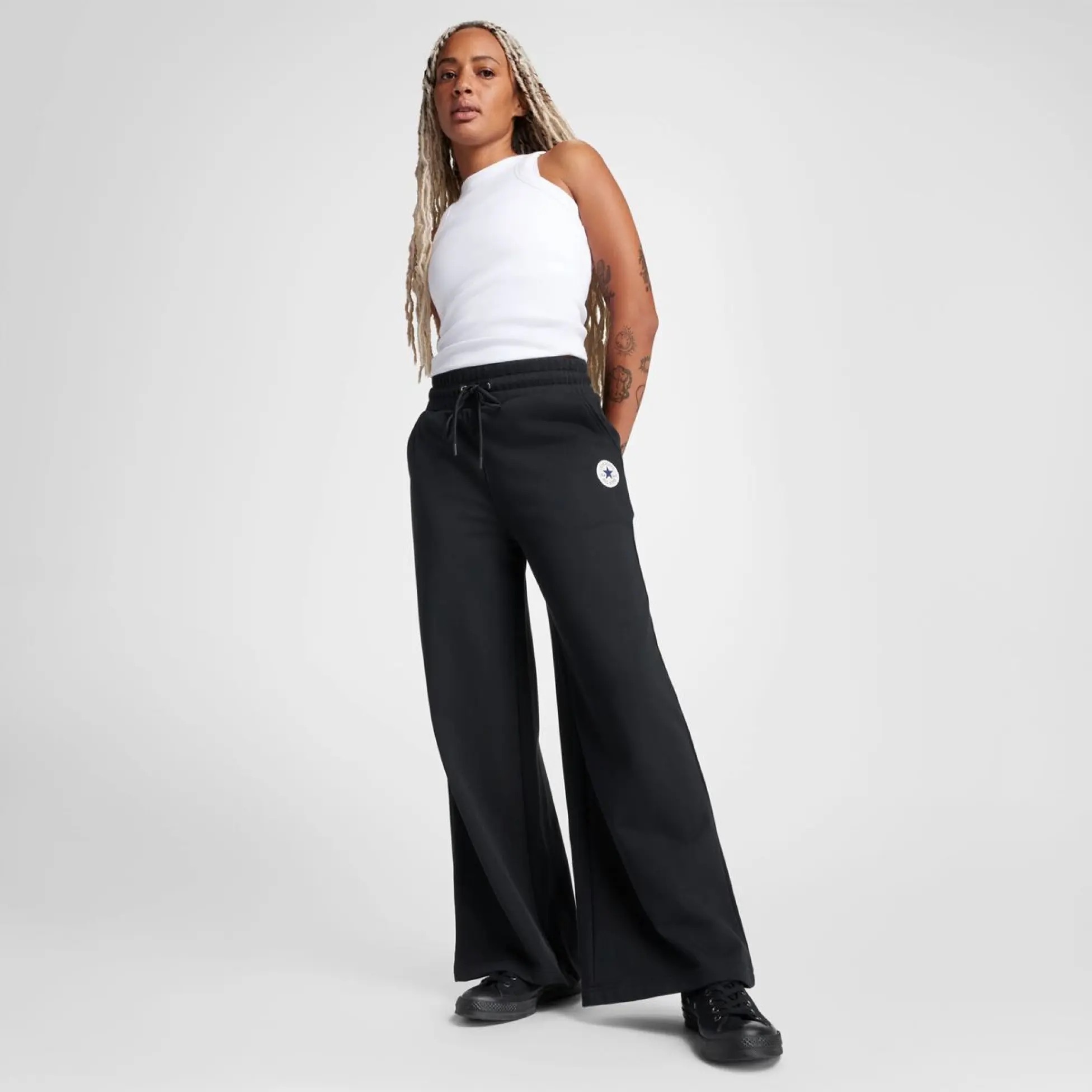 Жіночі штани Converse FASHION KNIT PANT CONVERSE 10027980-001, S — фото 4