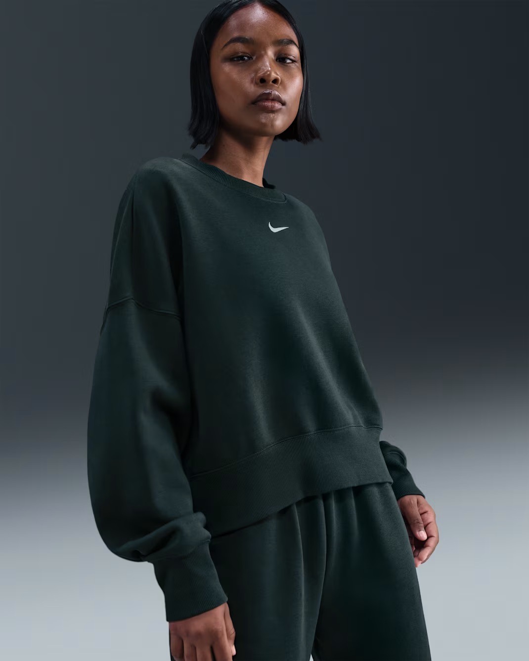 Світшот жіночий Nike Sportswear Phoenix Fleece DQ5761-390, S — фото 2