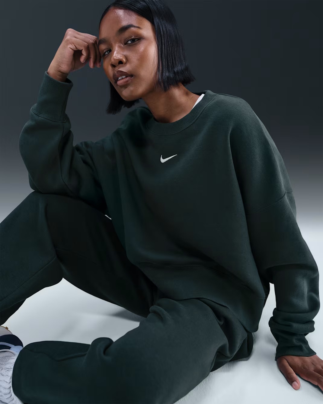 Світшот жіночий Nike Sportswear Phoenix Fleece DQ5761-390, S — фото 4