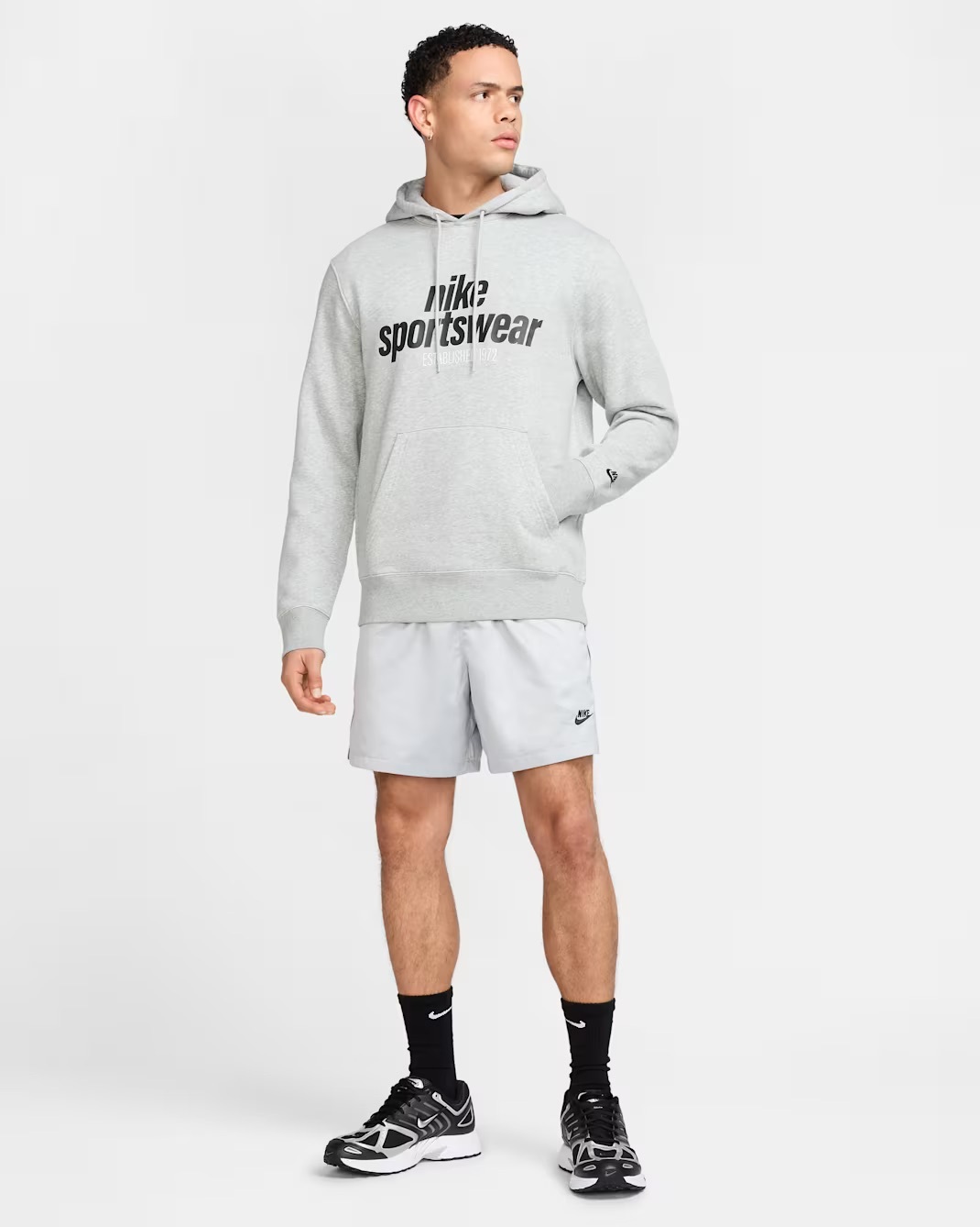 Чоловіча толстовка NIKE M NK CLUB BB PO HDY NSW GFX HJ2159-063, L — фото 7