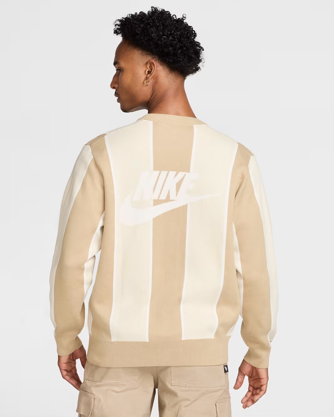 Толстовка чоловіча NIKE M NK CLUB FAIRWAY STRIPE SWTR HM4812-297, L — фото 3