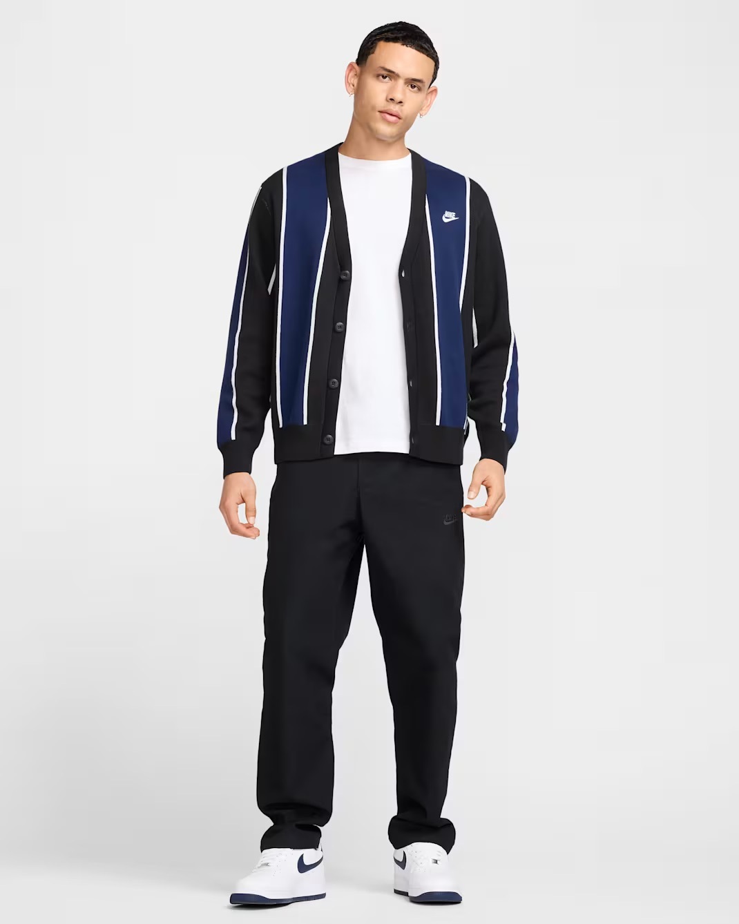 Толстовка чоловіча NIKE M NK CLUB FAIRWAY STRIPE SWTR HM4812-010, L — фото 7