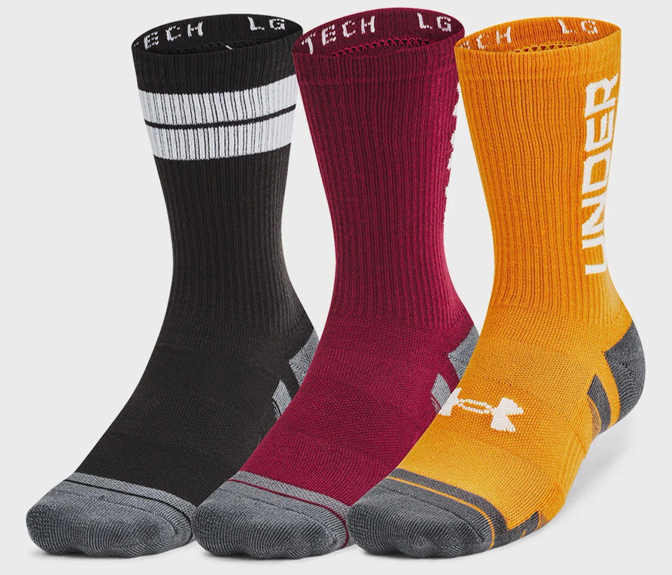 Шкарпетки Under Armour Ua Perf Tech Nov 3Pk Crew (1379515-625) — фото 1