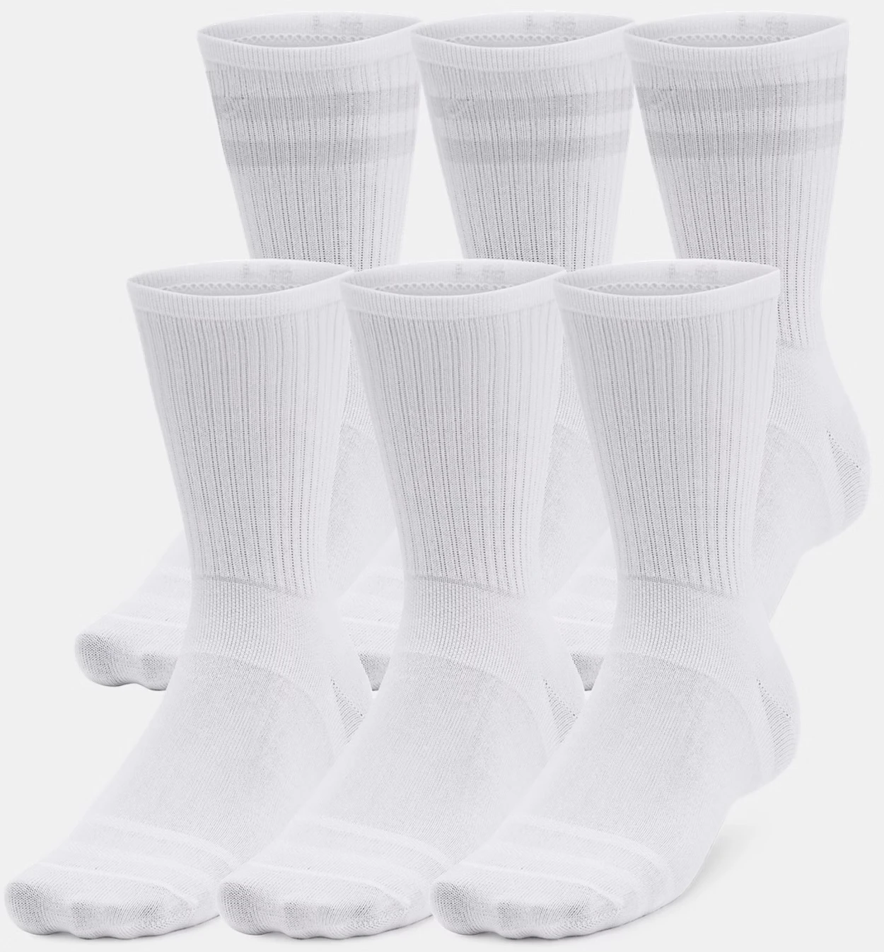 Шкарпетки Under Armour Ua Essential 6Pk Crew (1387058-100) — фото 1