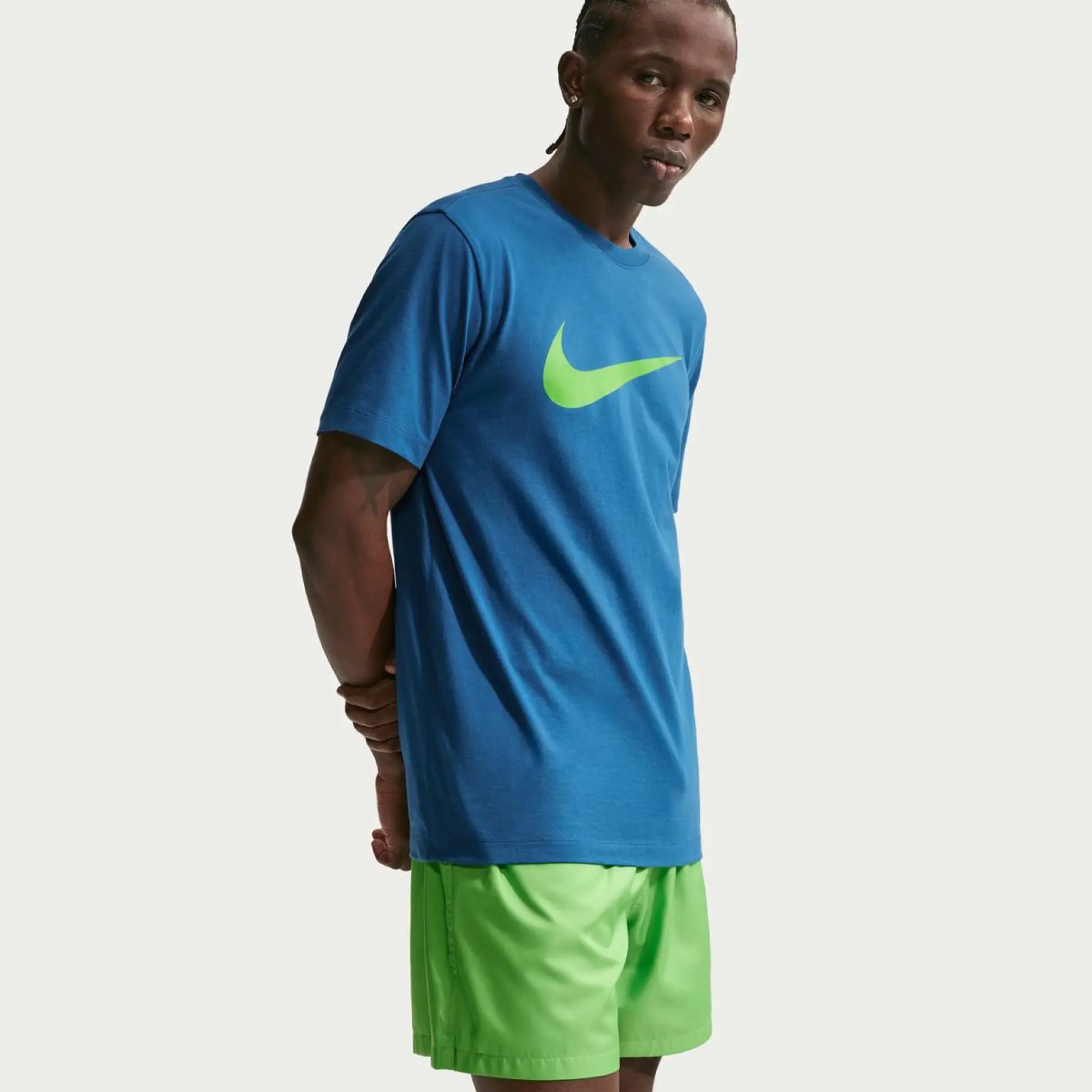 Чоловіча футболка NIKE M NSW TEE ICON SWOOSH DC5094-476 — фото 4