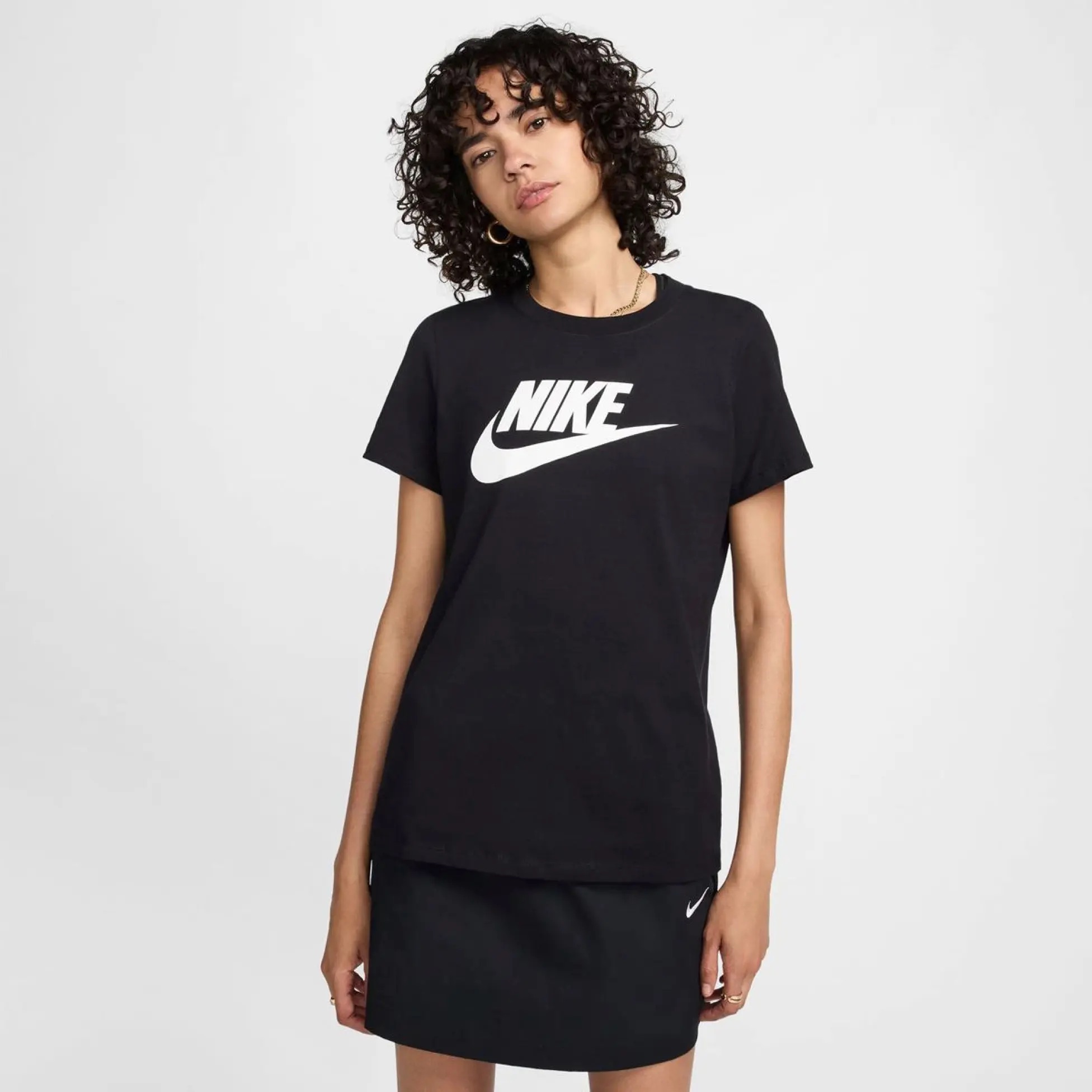 Футболка жіноча NIKE W NSW TEE ESSNTL ICON FTRA FS DV6094-010 — фото 2