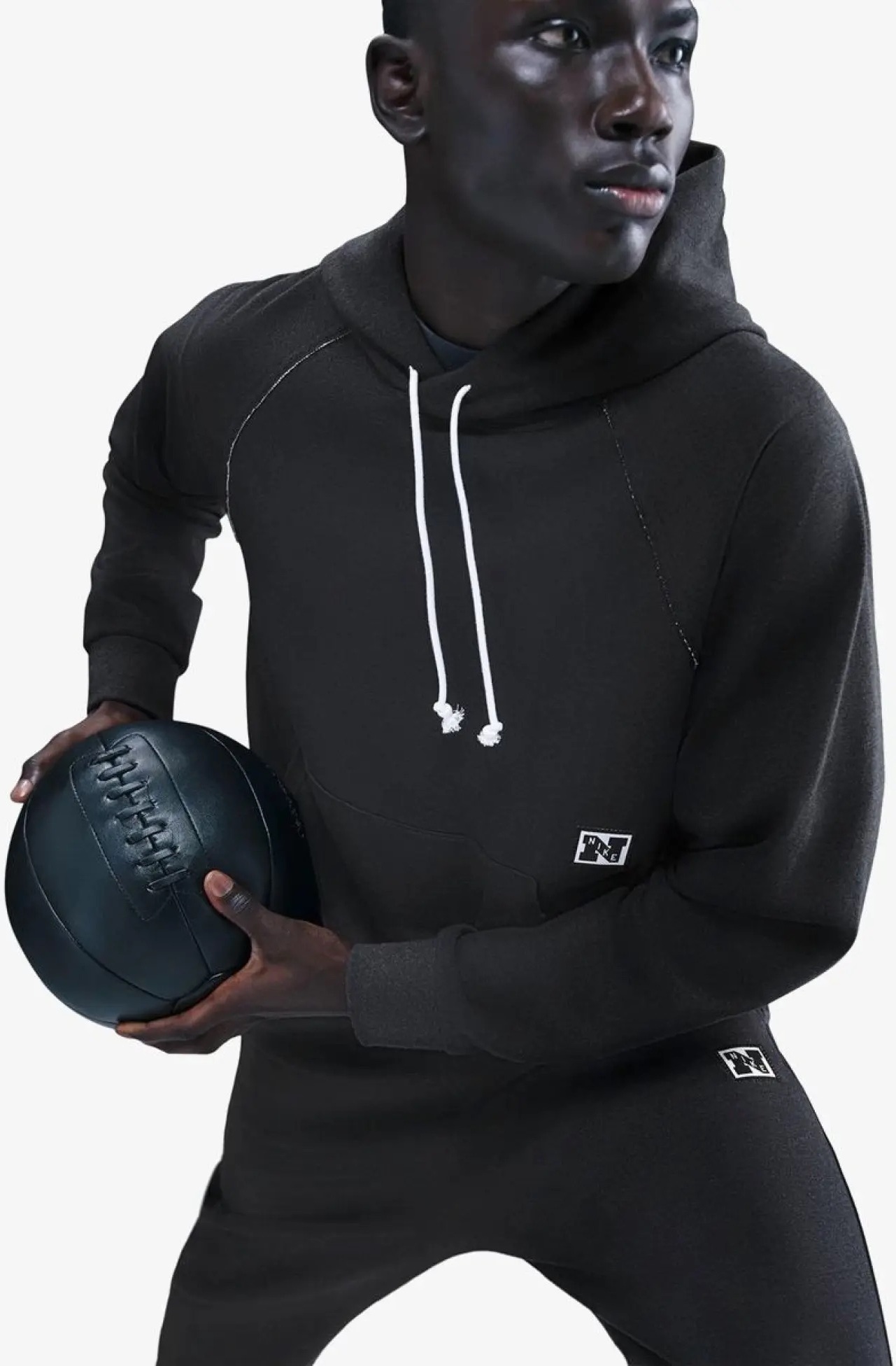 Толстовка чоловіча NIKE M NK DF HERITAGE FLEECE TOP HV3785-010, L — фото 4