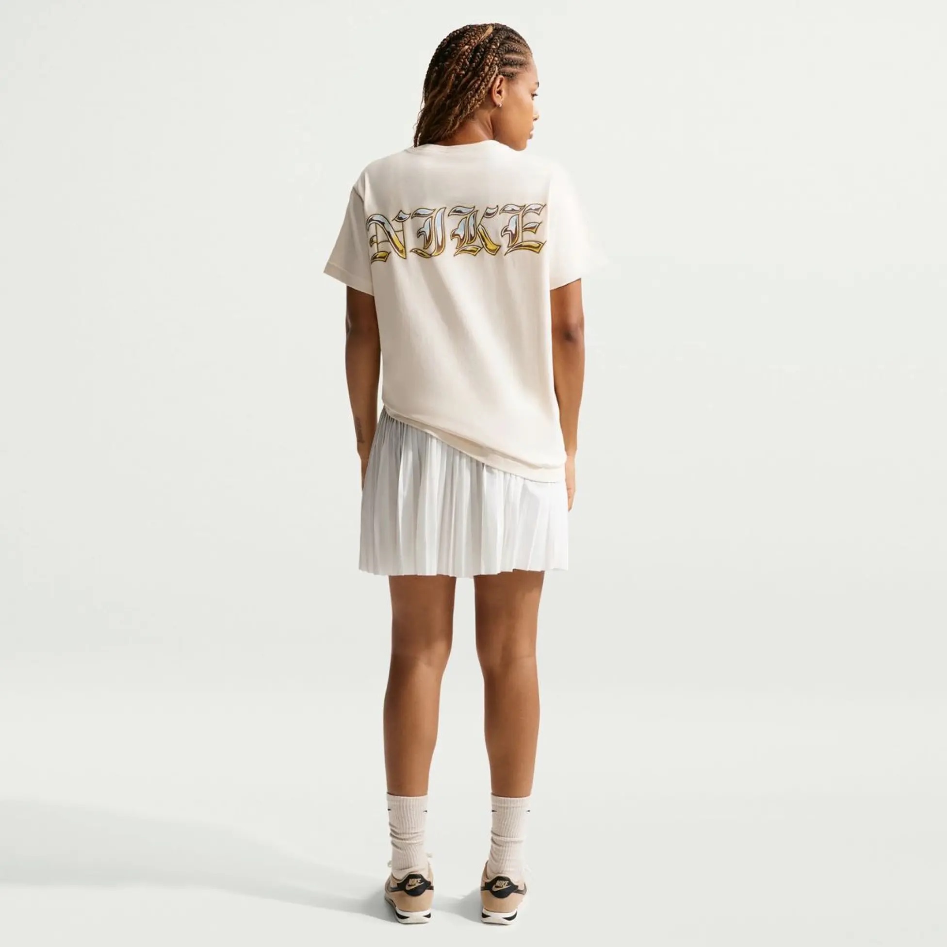 Жіноча футболка NIKE W NSW CLASSIC SS TEE BRB CHRME IH7702-103 — фото 6