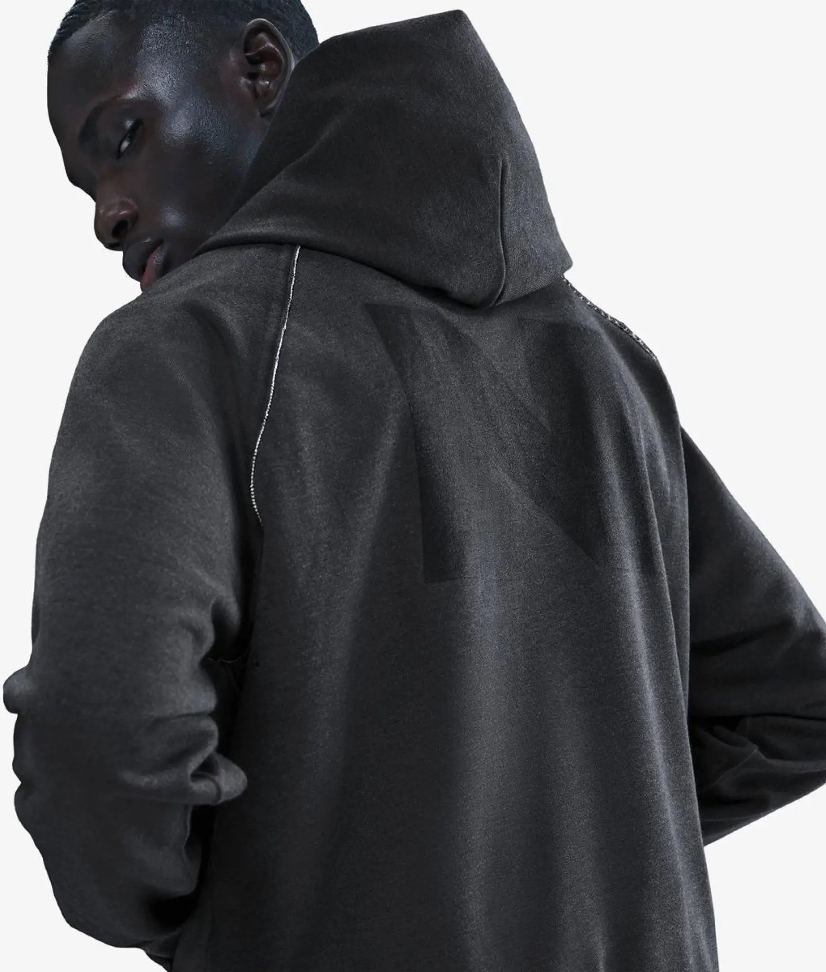 Толстовка чоловіча NIKE M NK DF HERITAGE FLEECE TOP HV3785-010, L — фото 3