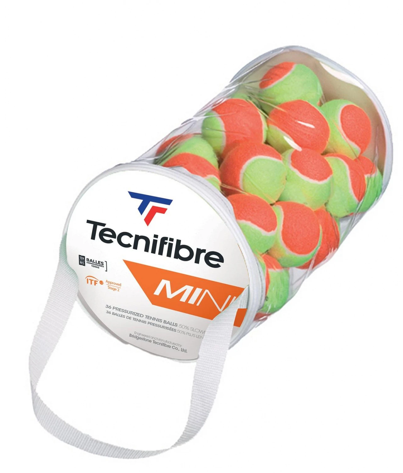 Тенісний м'яч Tecnifibre Mini Tennis Orange X 36Balls (184304) — фото 3