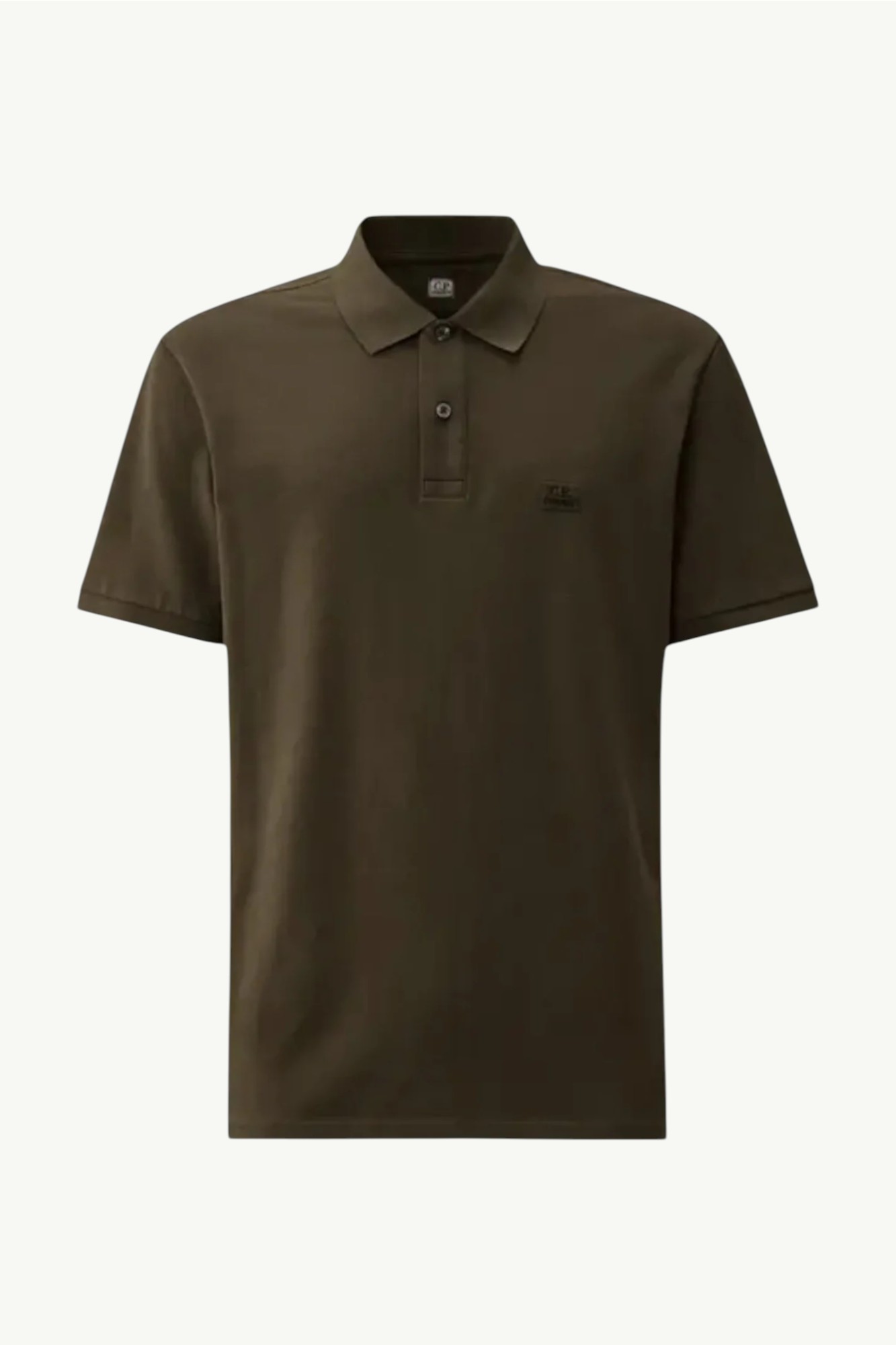 Поло C.P. Company Stretch Piquet Short Sleeve Polo Green — фото 1