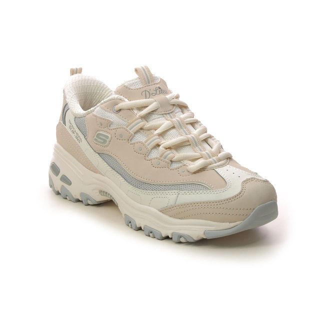 Кросівки Skechers D Lites Smooth Nostalgia Natural Gray Beige — фото 1