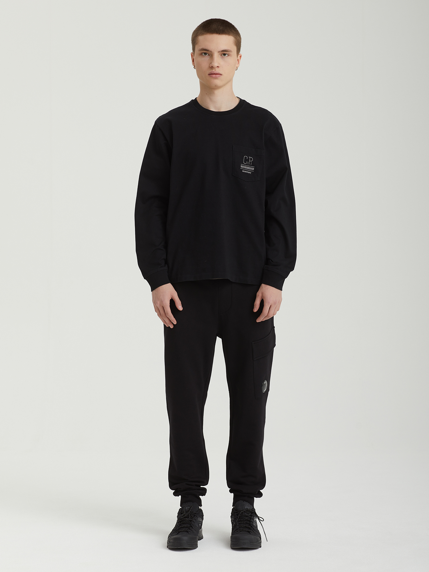 Футболка C.P. Company Mercerized Jersey Twisted Graphic Pistachio Shell — фото 3