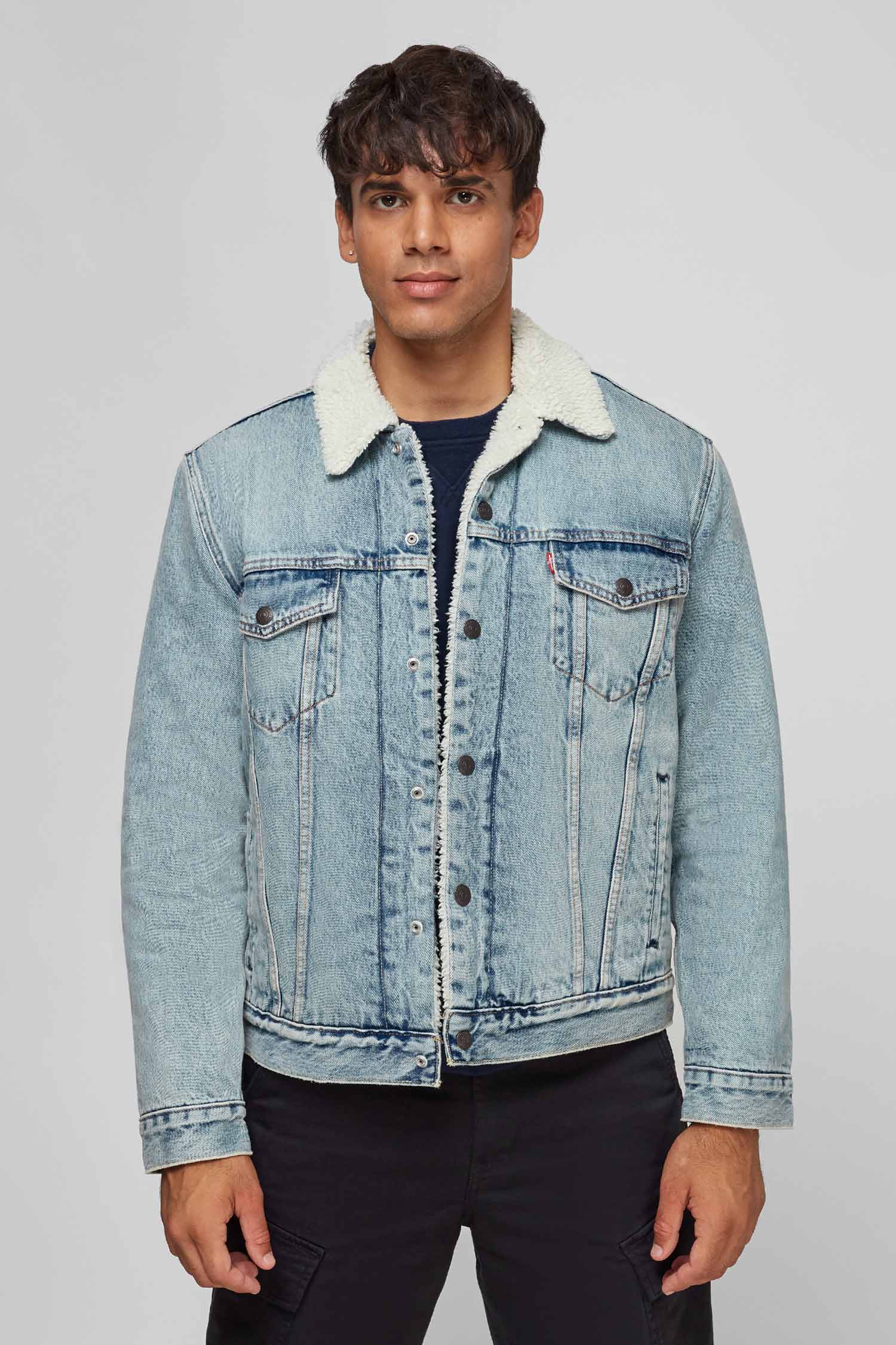 Куртка чоловіча Levi's Type 3 Sherpa (16365-0070) — фото 1