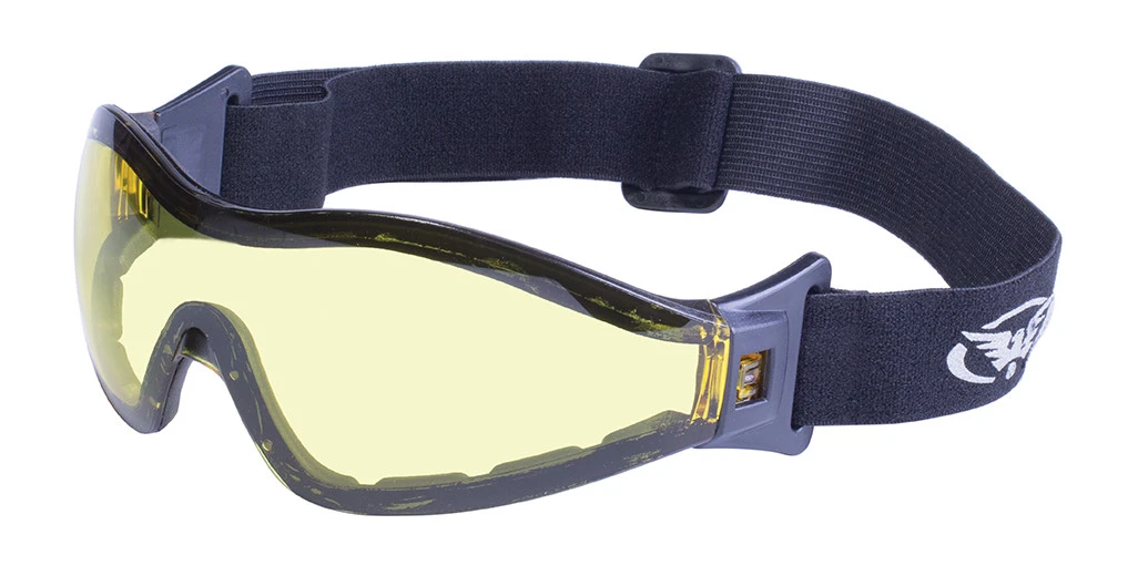 Очки защитные с уплотнителем Global Vision Z-33 (yellow) Anti-Fog, желтые — фото 1