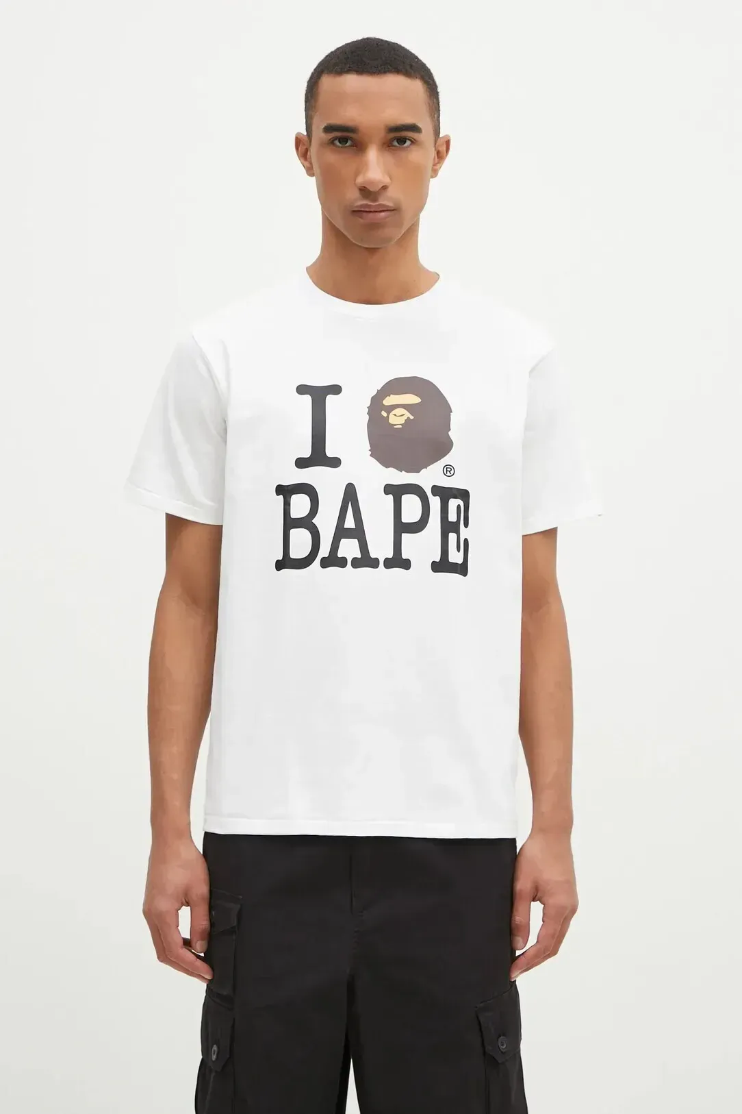 Футболка чоловіча Bape A Bathing Ape Men's I Love Bape Tee (1K80110043) — фото 1
