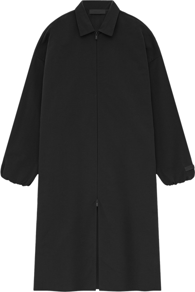 Куртка Essentials Fear of God Essentials Black Nylon Trench Coat — фото 2