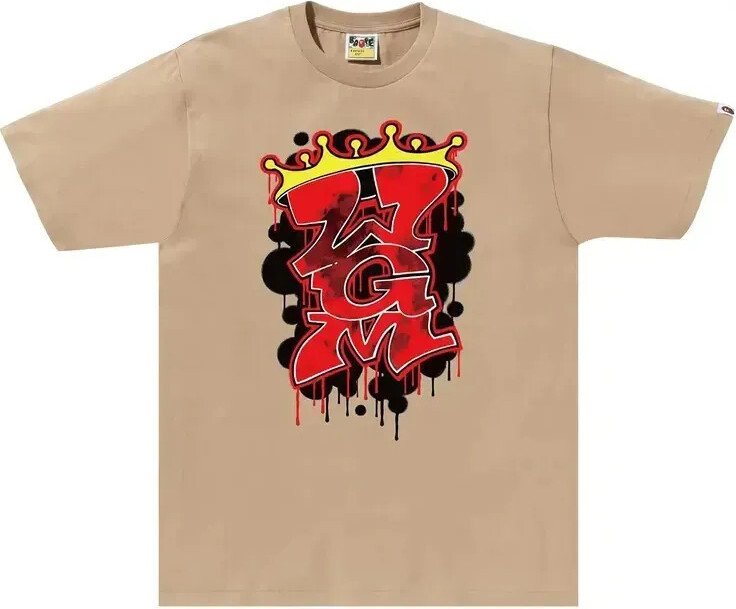 Футболка Bape Graffiti WGM — фото 3