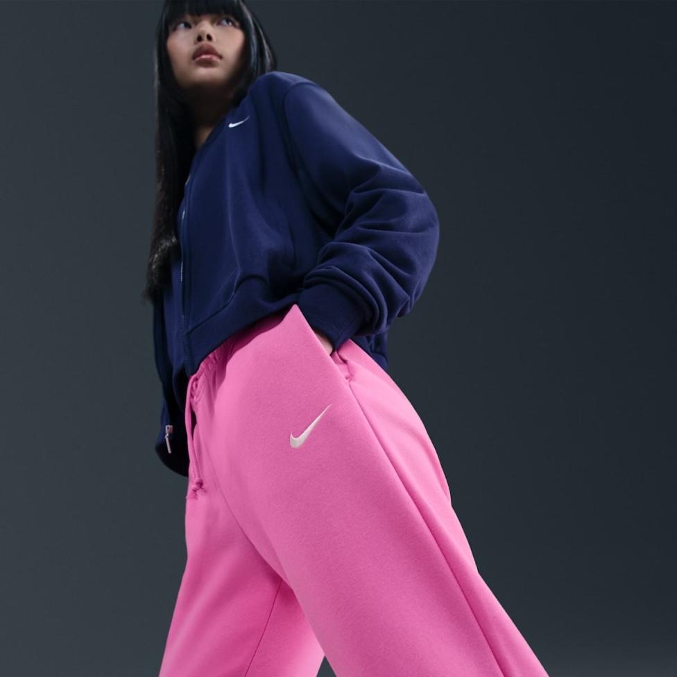 Штани жіночі NIKE W NSW PHNX FLC MR PANT STD FZ7626-676, L — фото 4