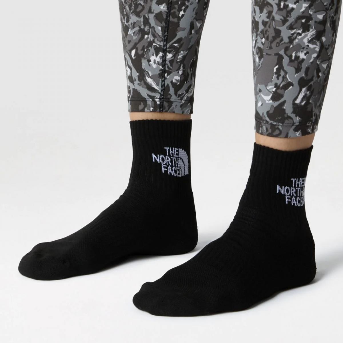 Шкарпетки MULTI SPORT CUSH QUARTER S 0A882G3OW1 THE NORTH FACE L Чорний — фото 1